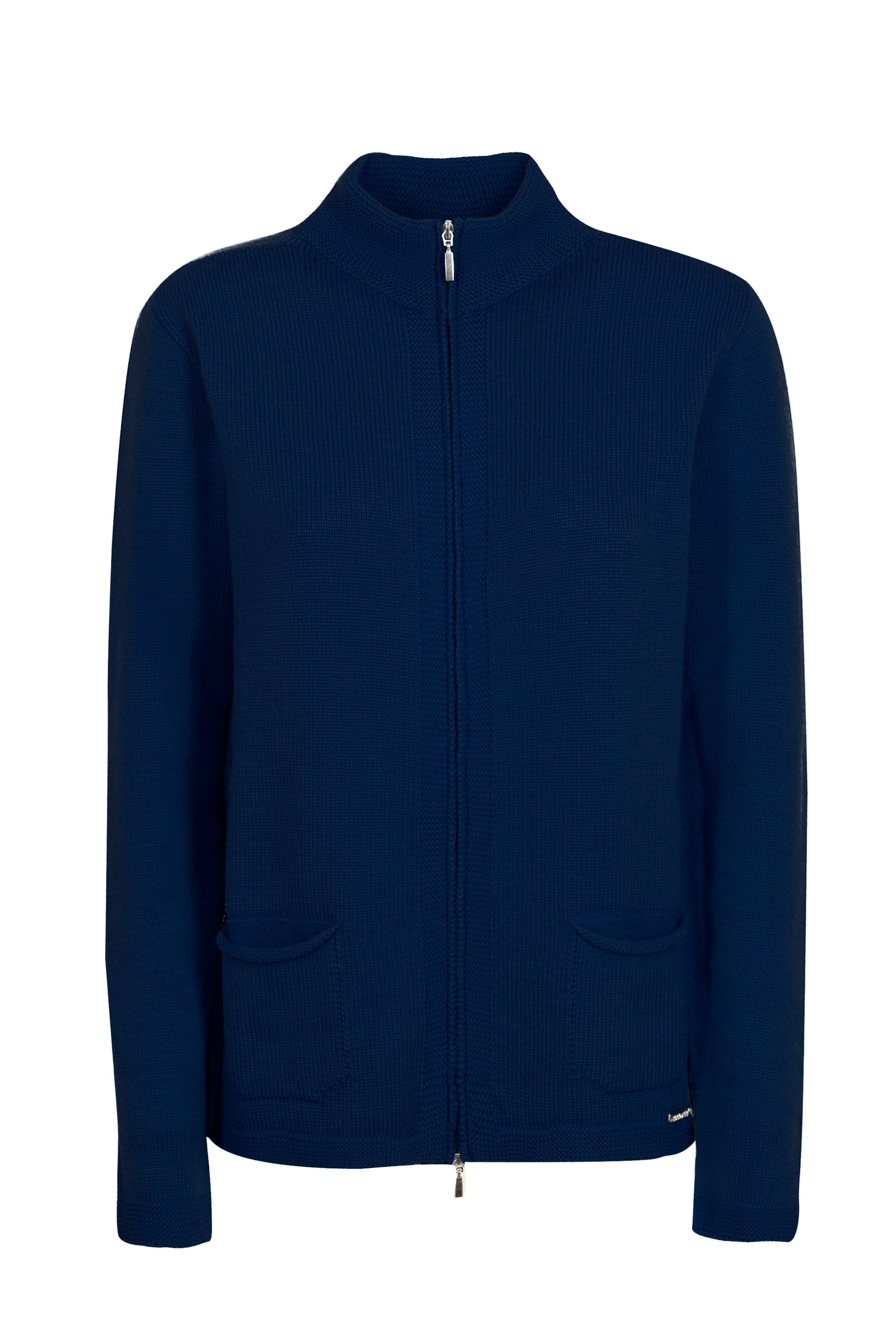 Cardigan zip pura lana Z8182