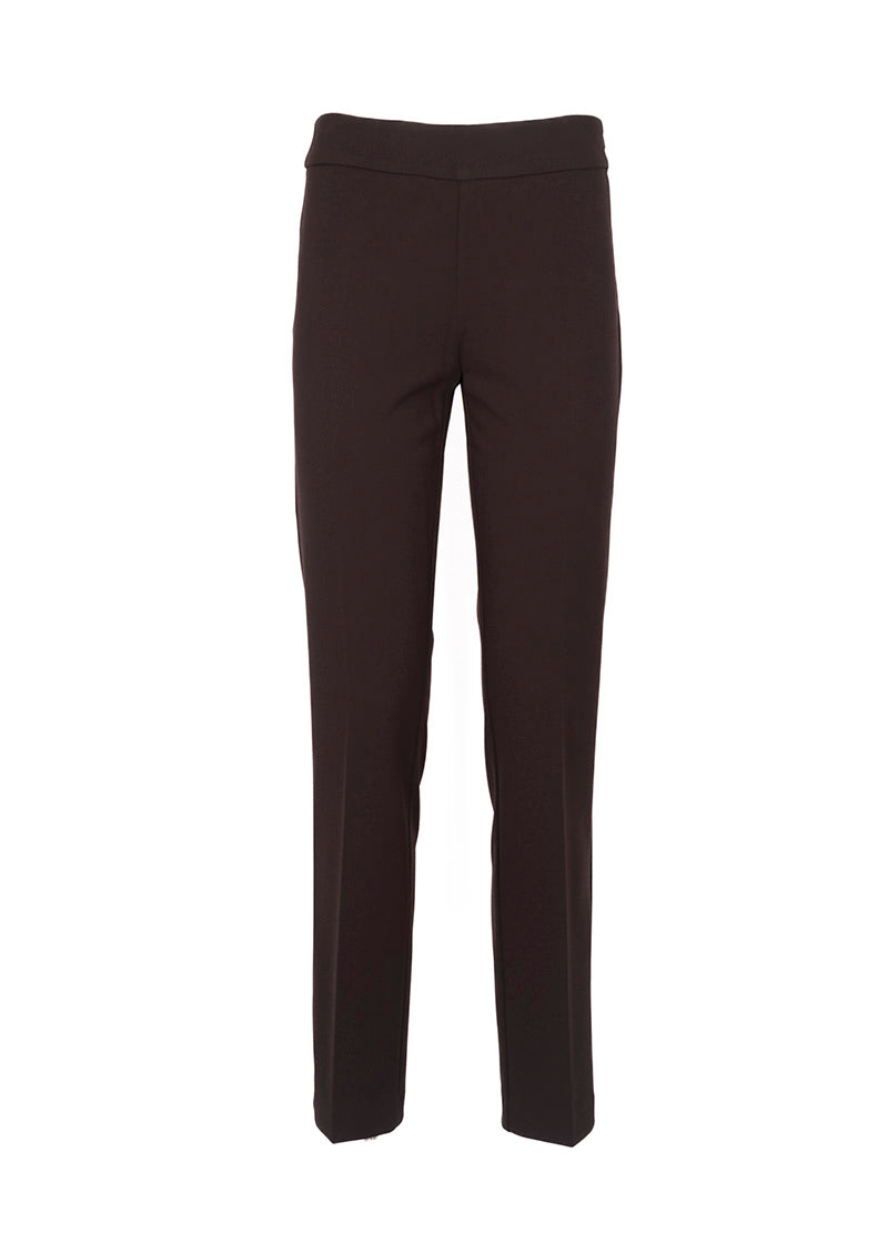 Pantalone zip laterale in crepe CARENNO