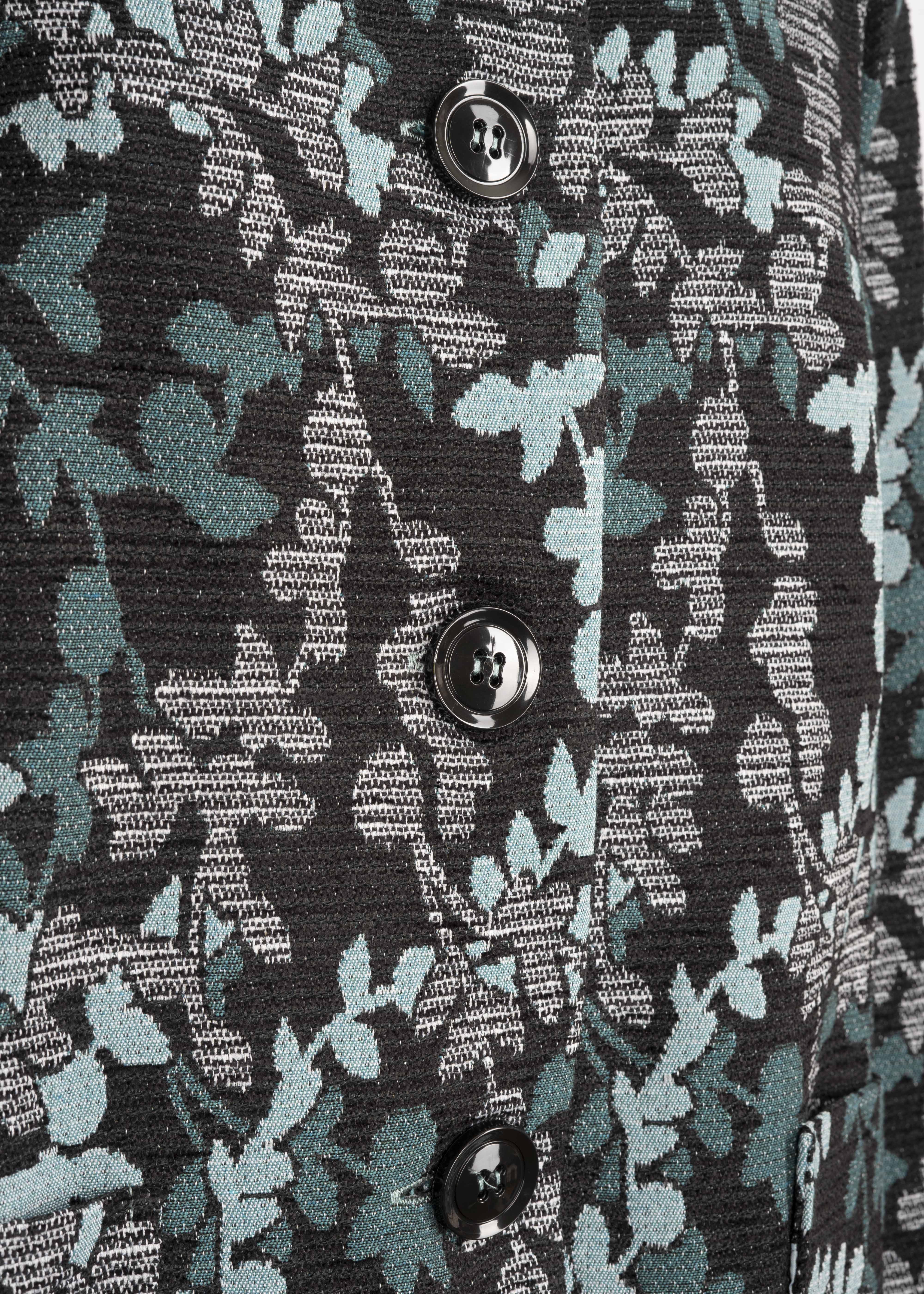 Cappotto fantasia foglie DS 3643