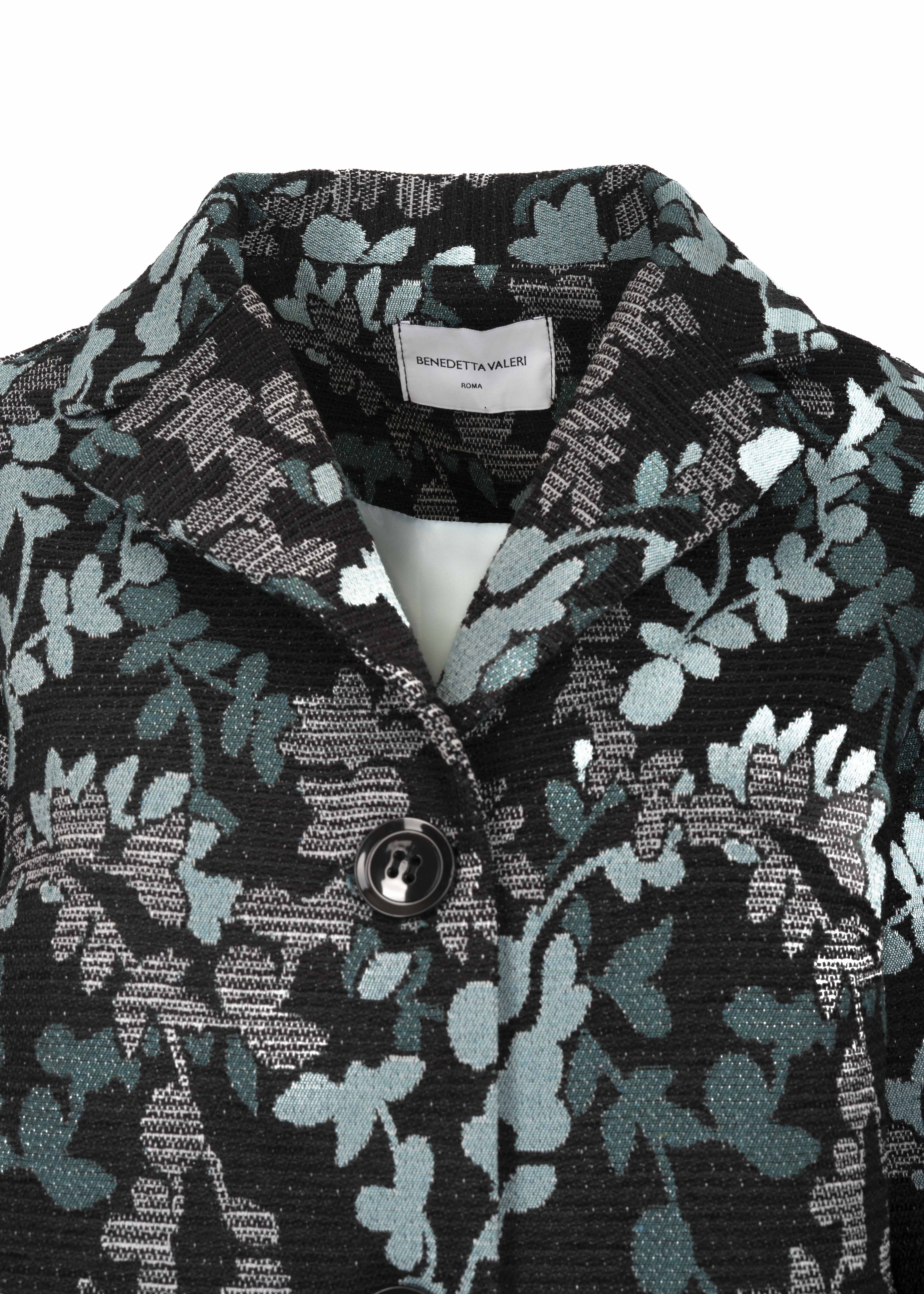 Giacca fantasia foglie DS 3645