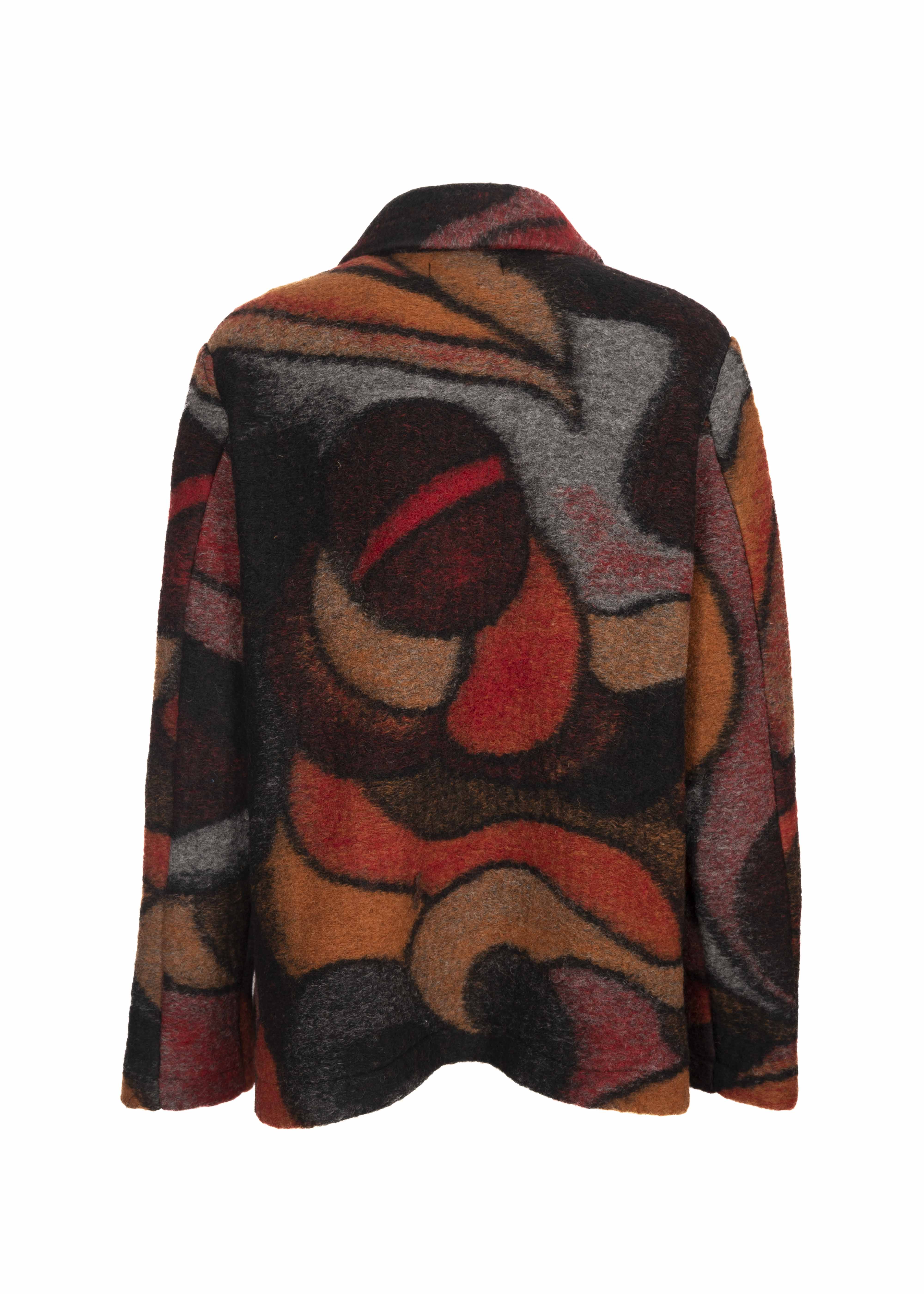 Giacca lana boucle fantasia DS 6416
