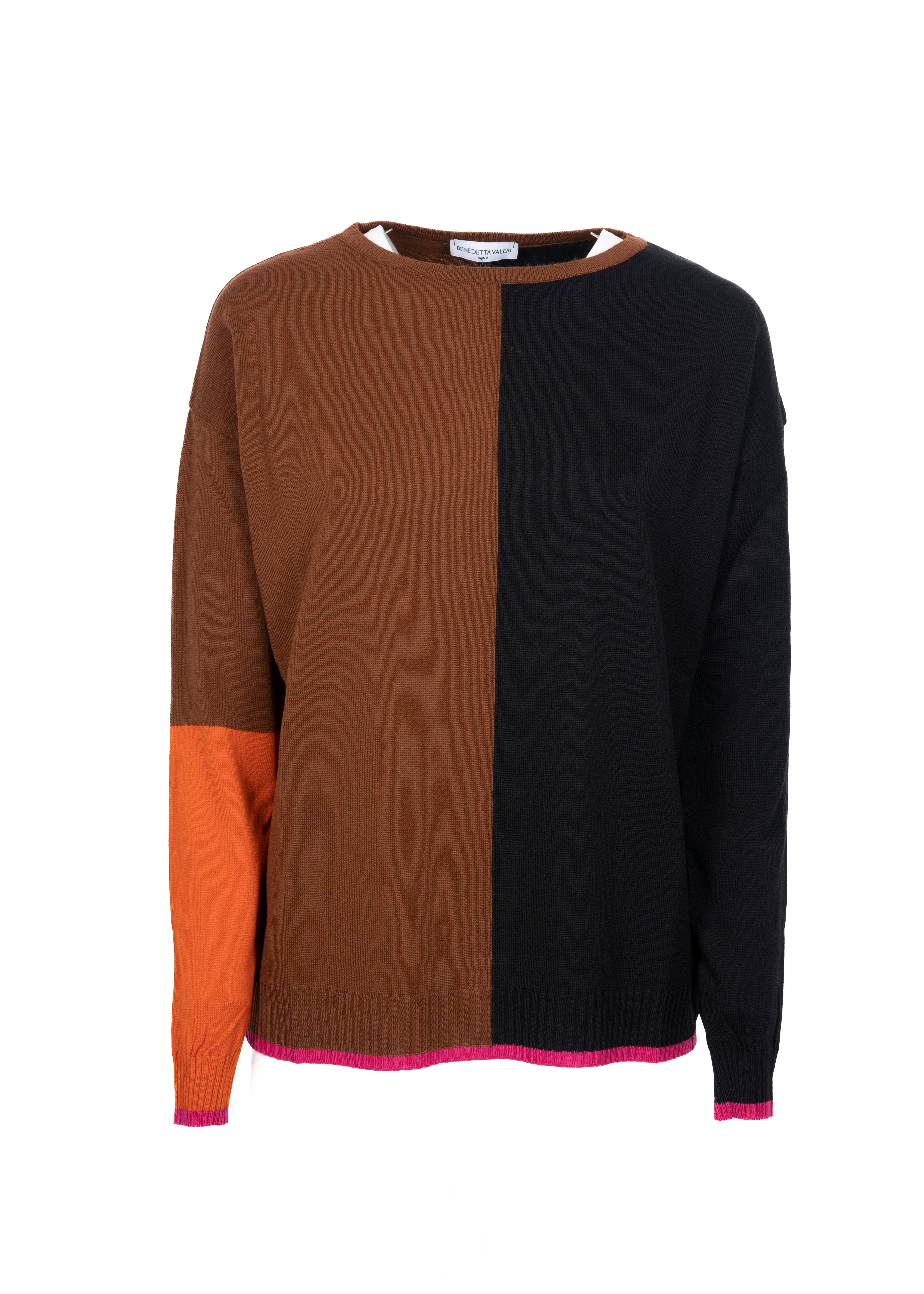 Girocollo block color FRANCESCA