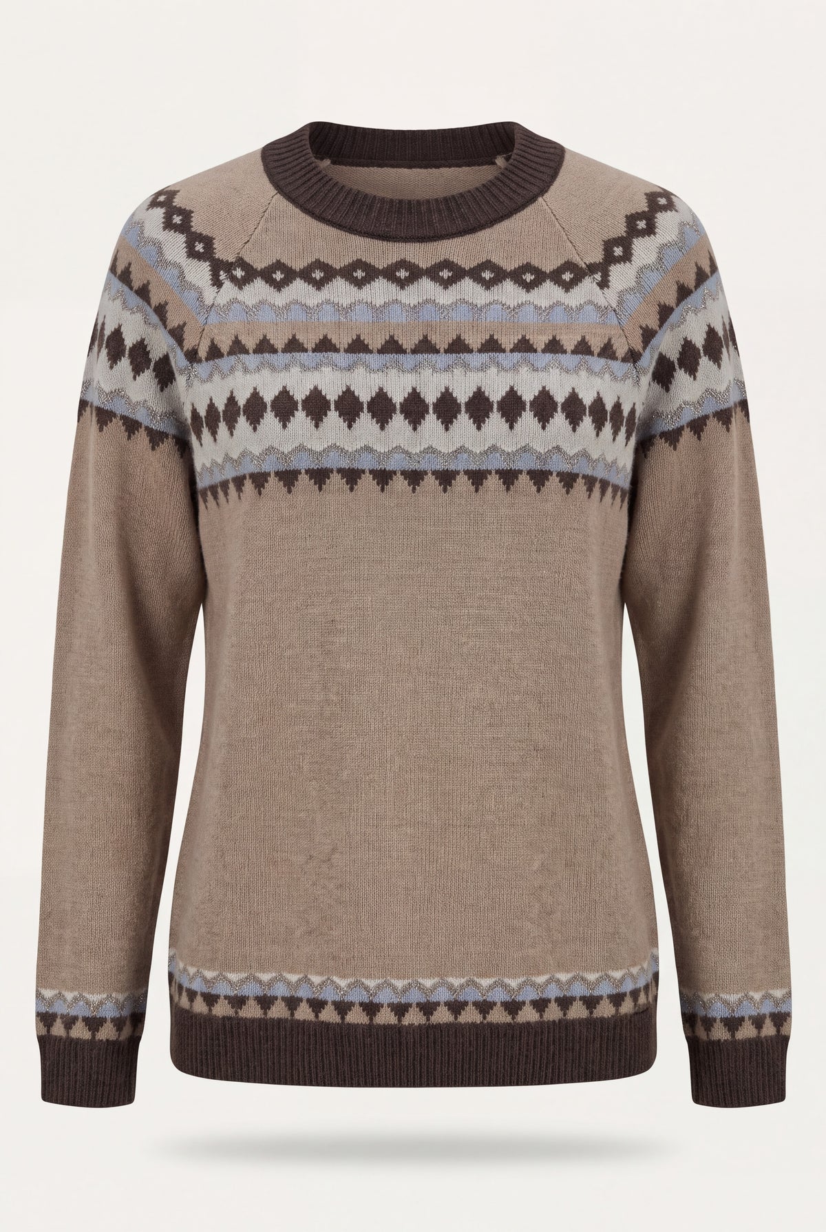 Girocollo jaquard norvegese 21426