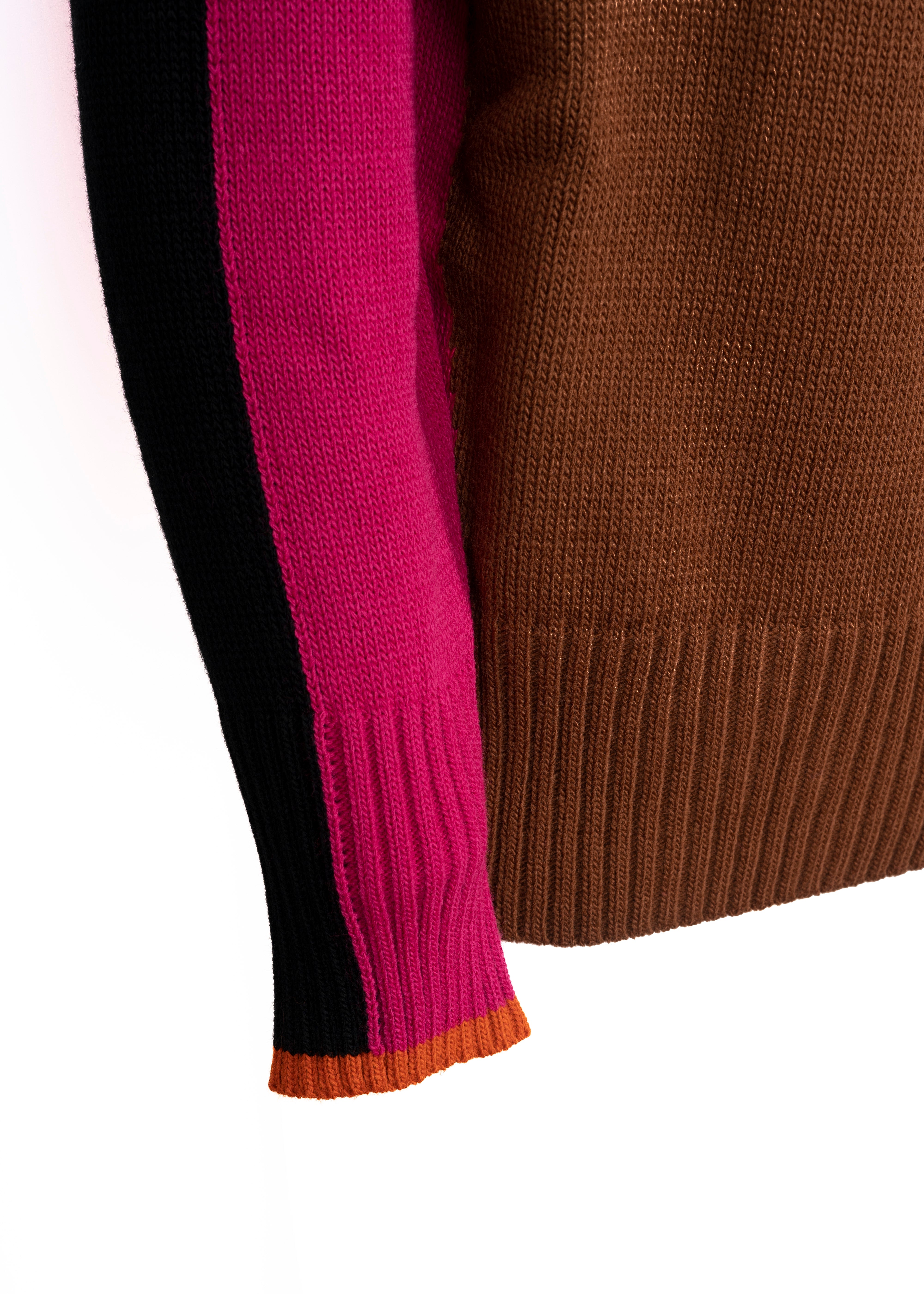 Collo alto block color GIORDANA