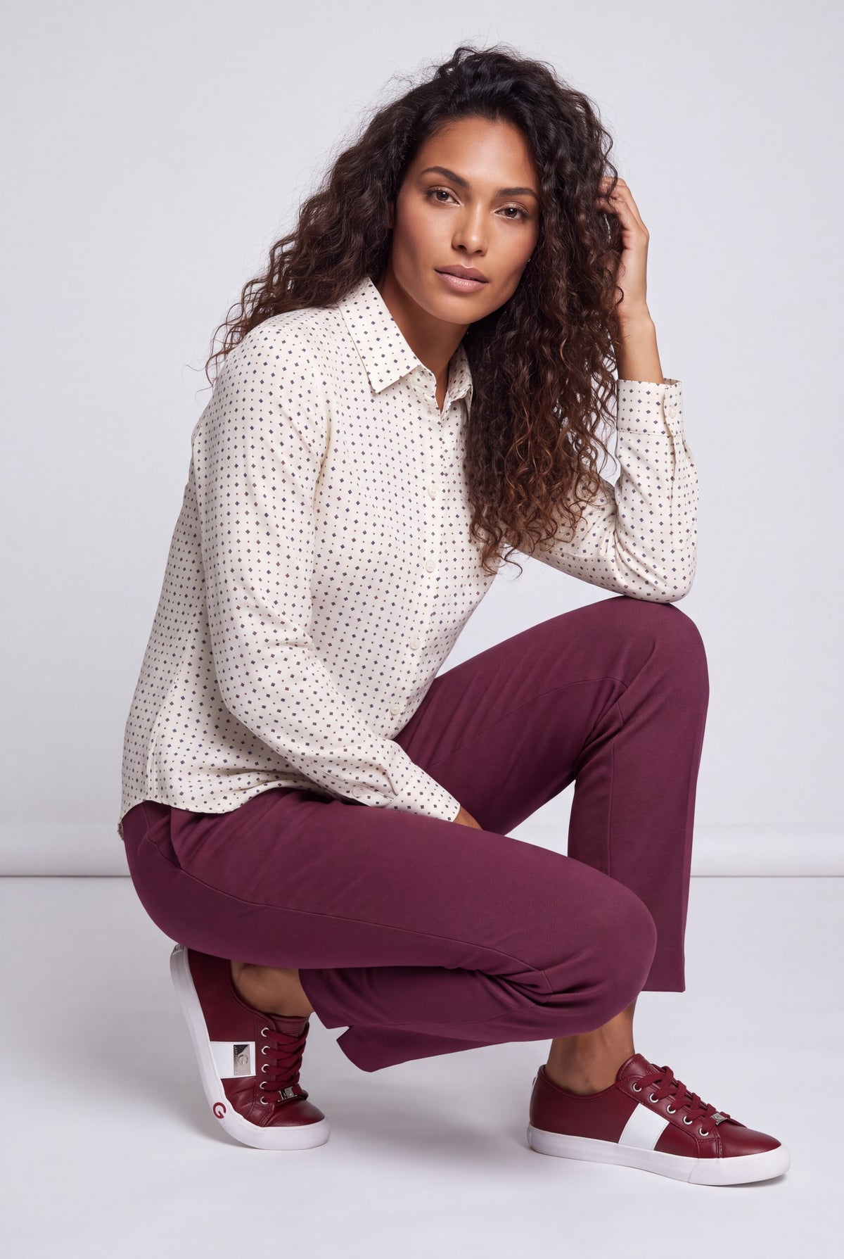 Camicia jersey viscosa micro geometrie 26-530