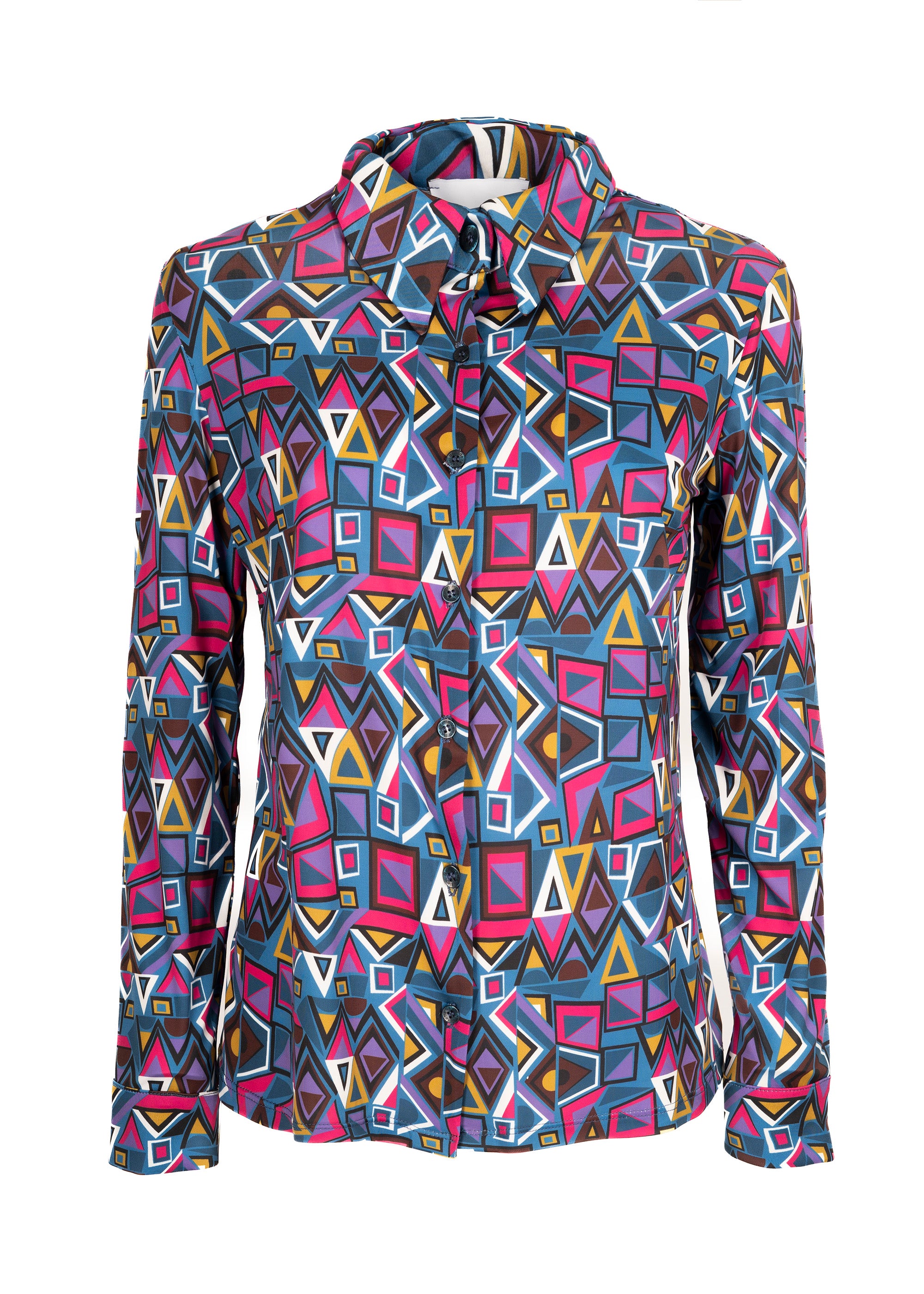 Camicia in jersey fantasia Rosetta