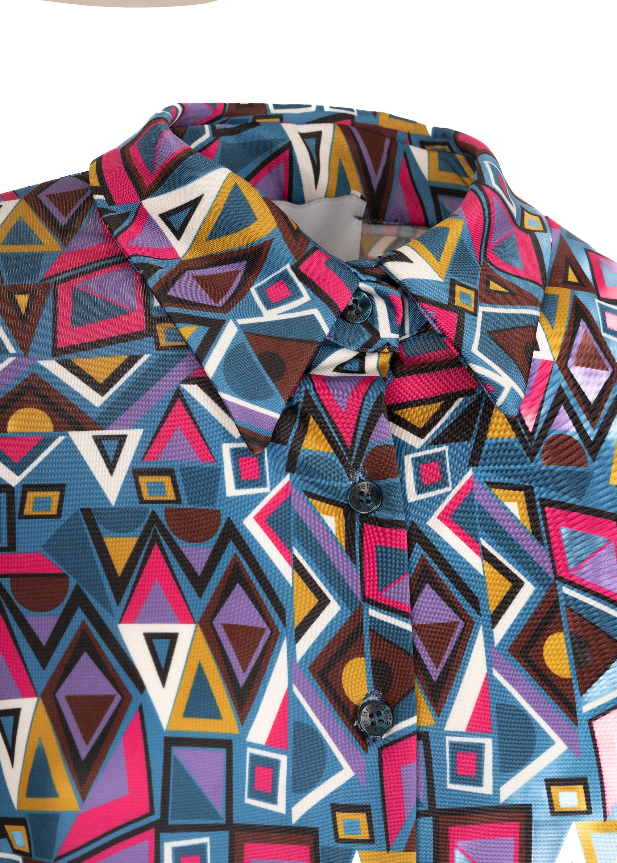 Camicia in jersey fantasia Rosetta