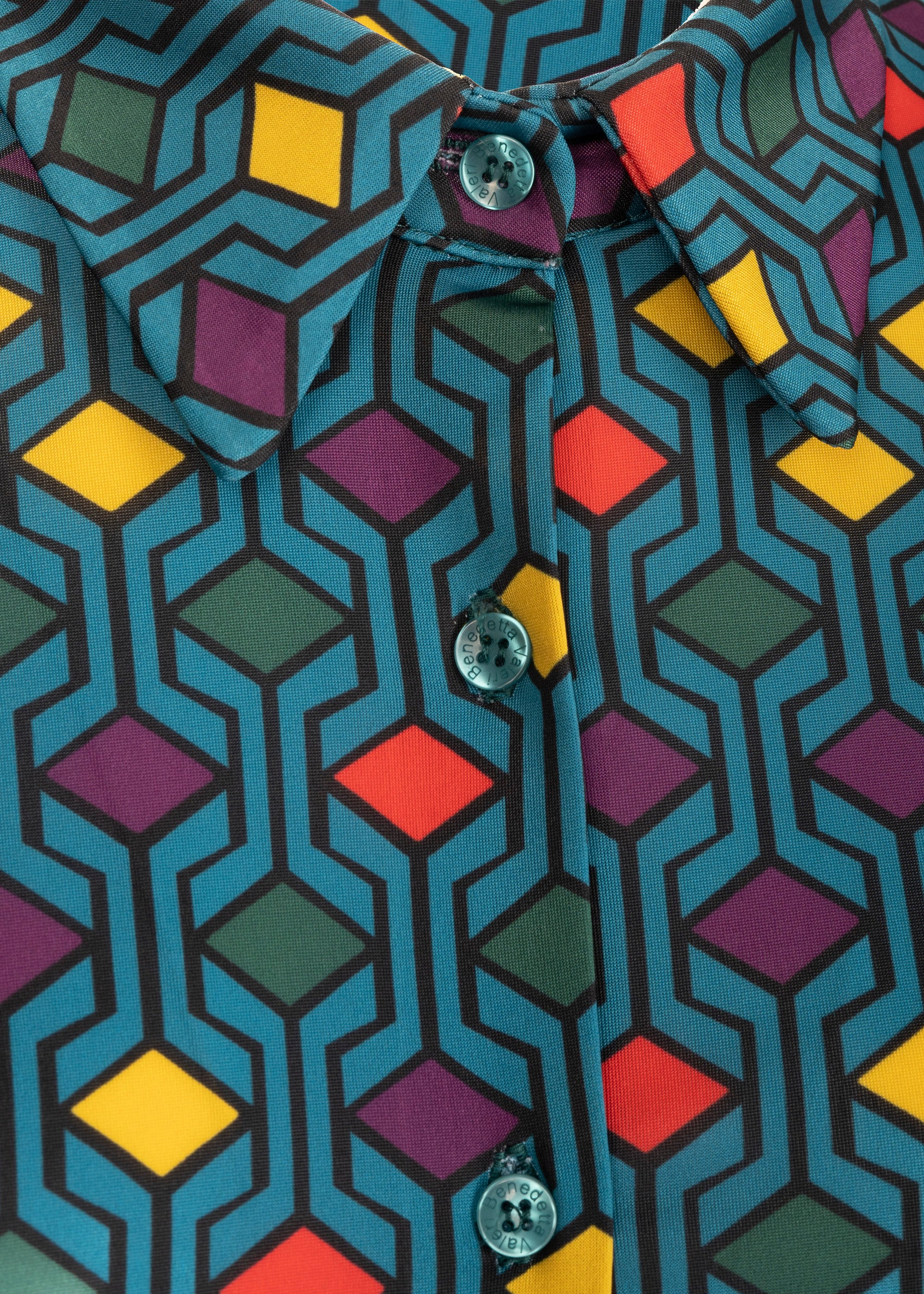 Camicia in jersey fantasia Rosetta