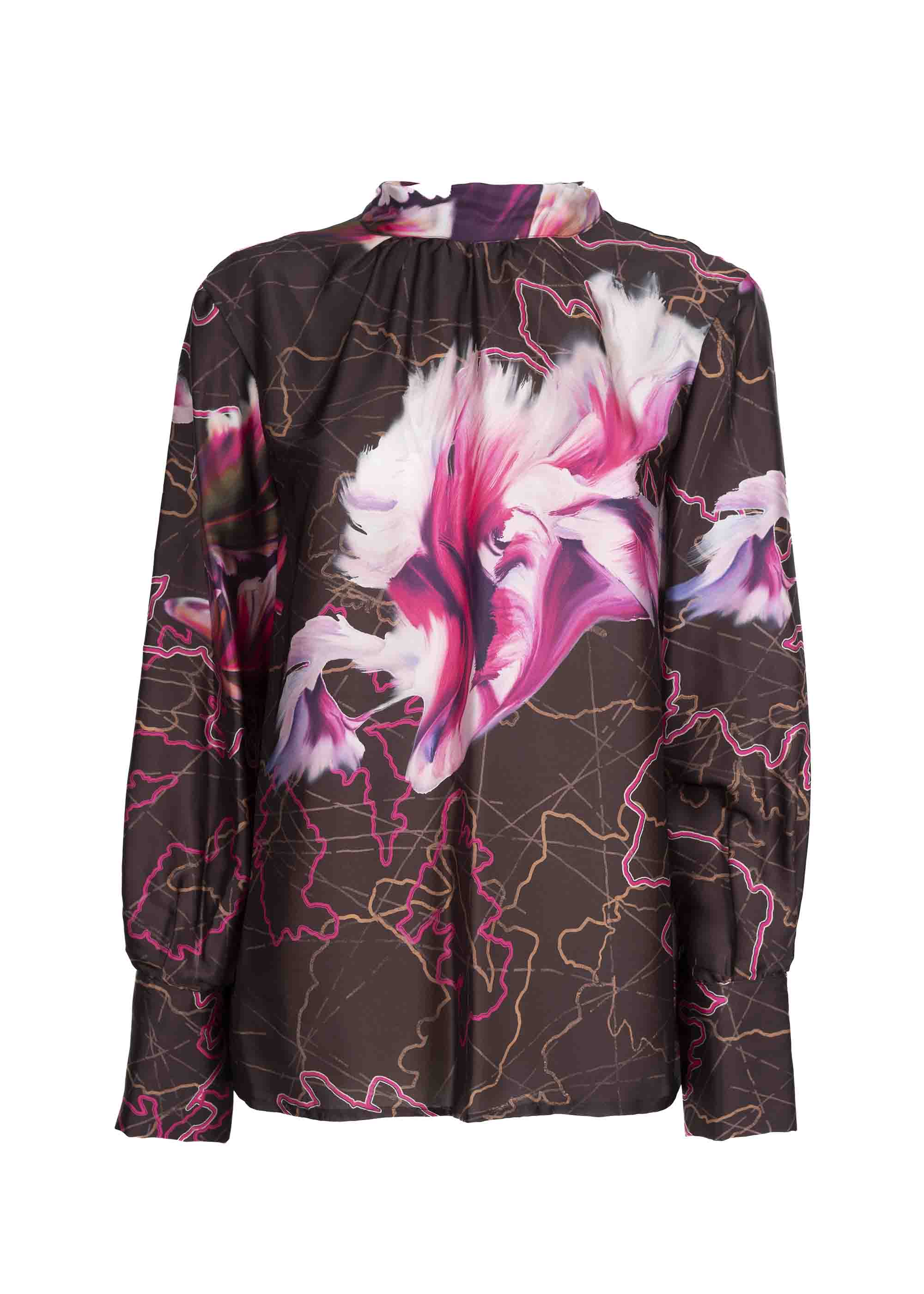 Blusa fantasia mappa fiori SEROLE
