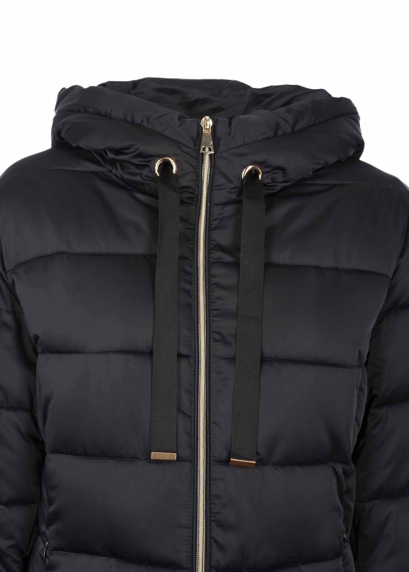 Piumino midi cappuccio zip VERONICA