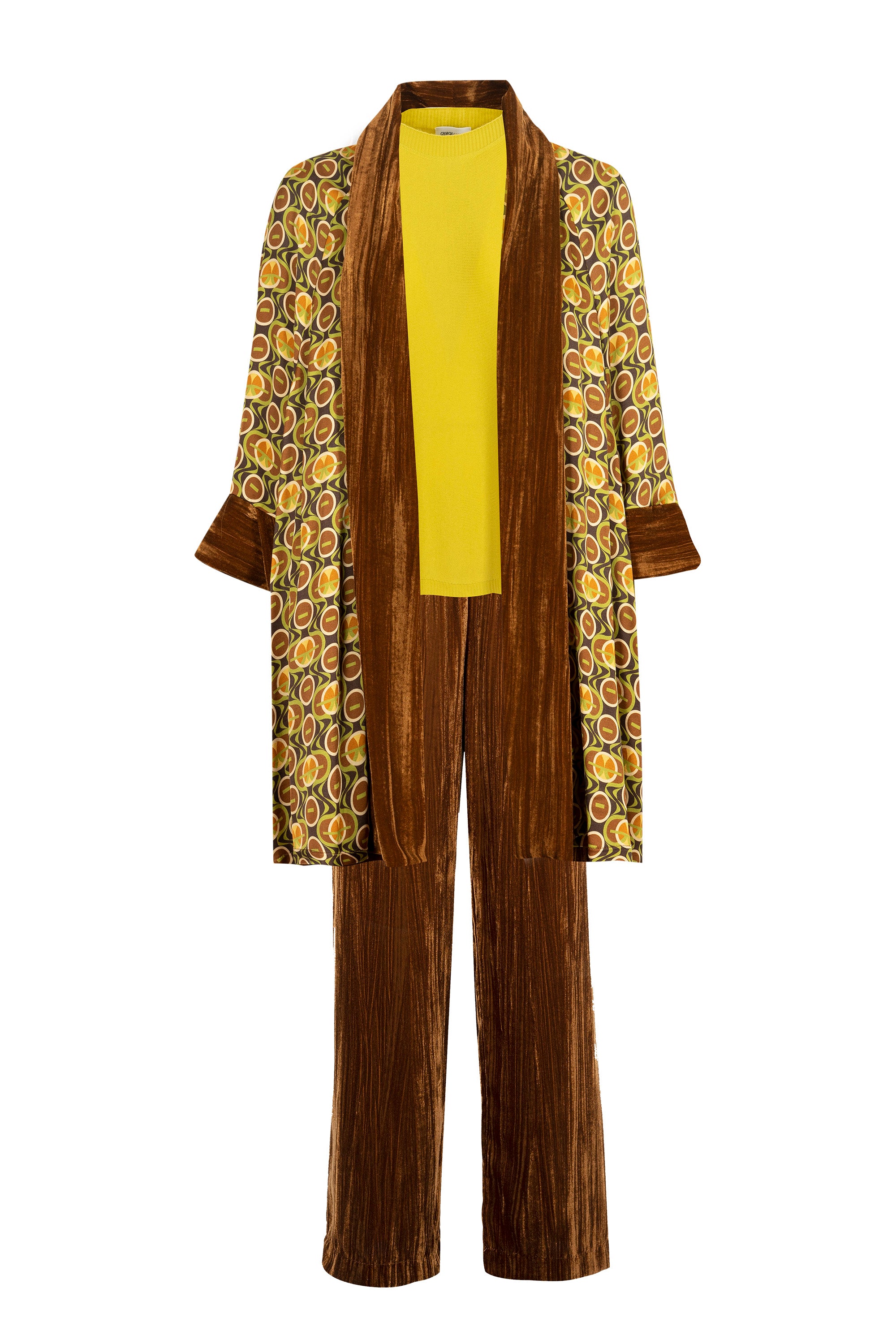 Spolverino velluto e viscosa