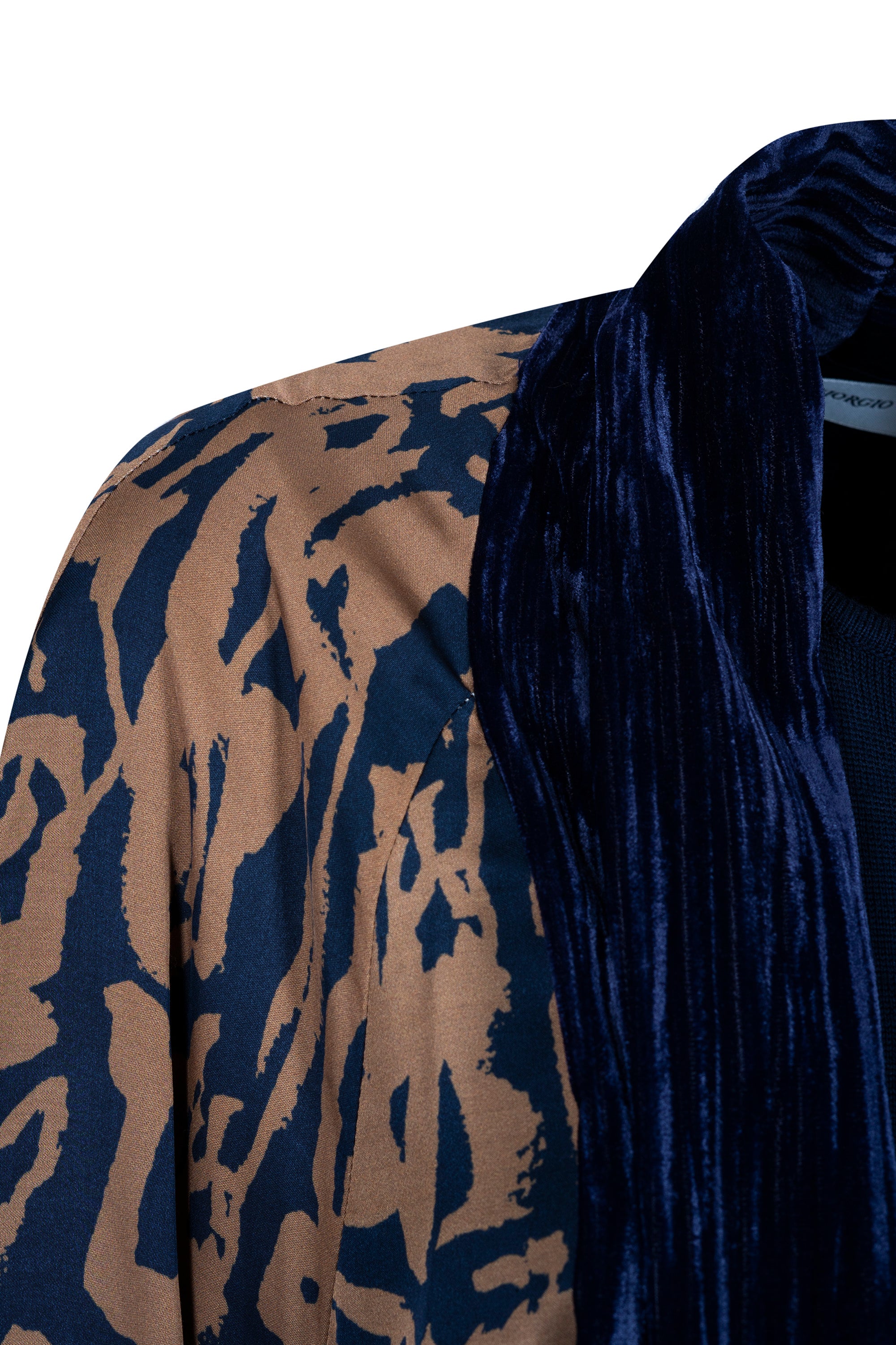 Spolverino velluto e viscosa