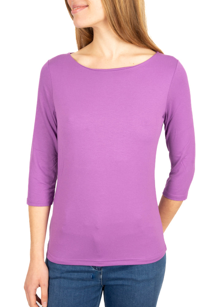 Maglia scollo barchetta 24276