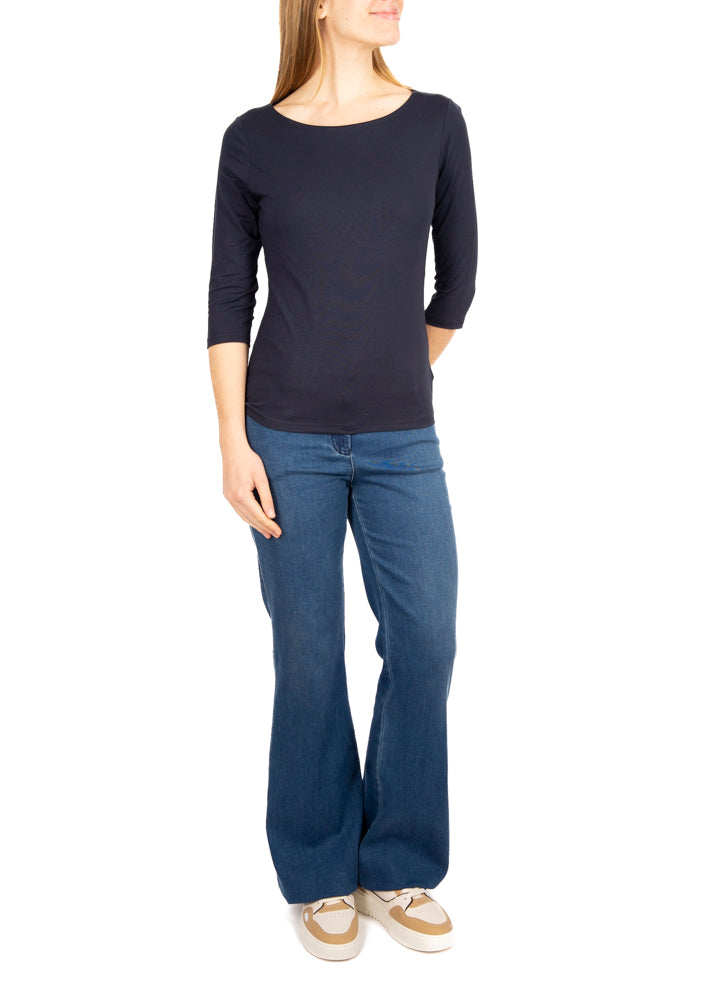 Maglia scollo barchetta 24276