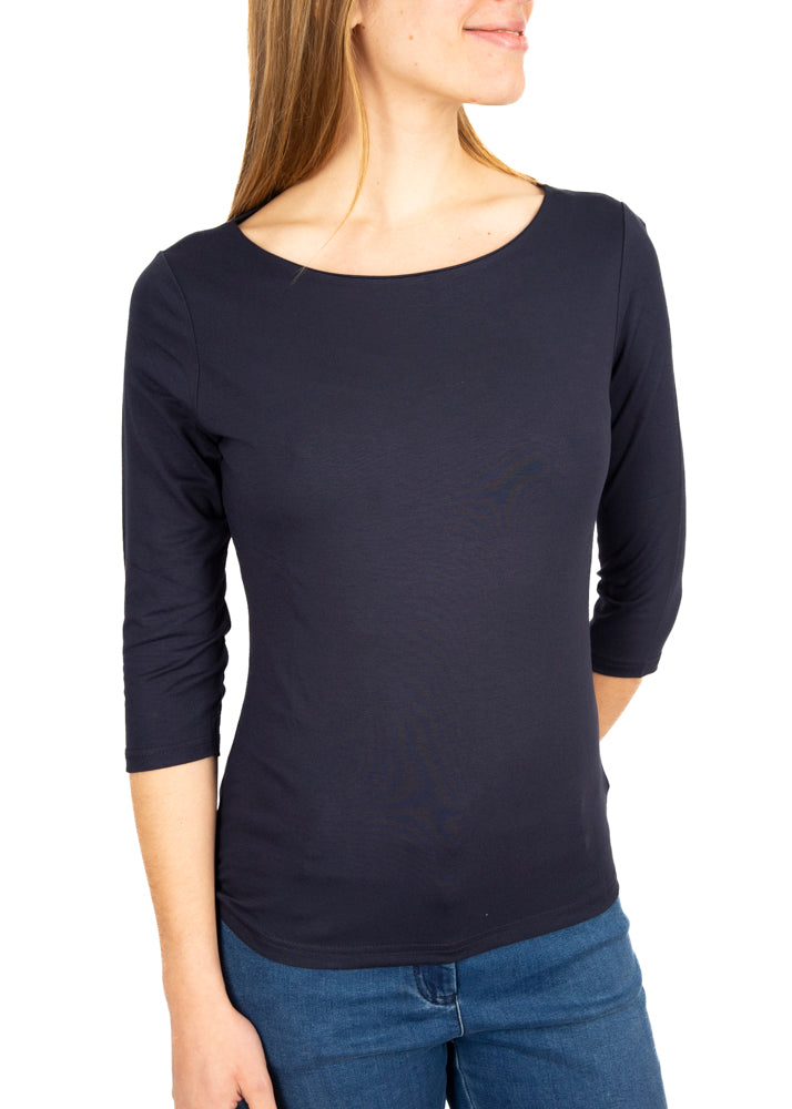 Maglia scollo barchetta 24276