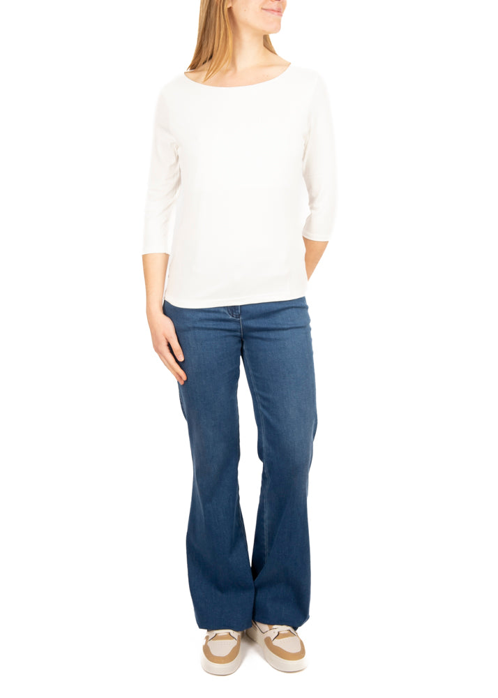 Maglia scollo barchetta 24276