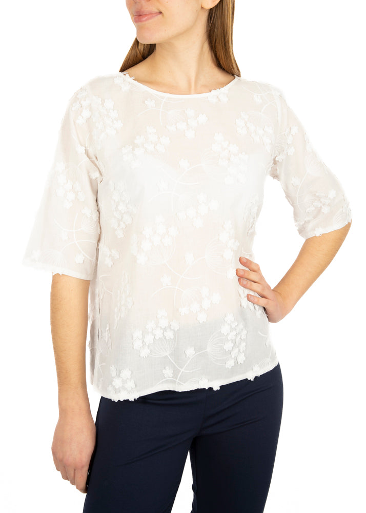 Casacca pizzo cotone 3365
