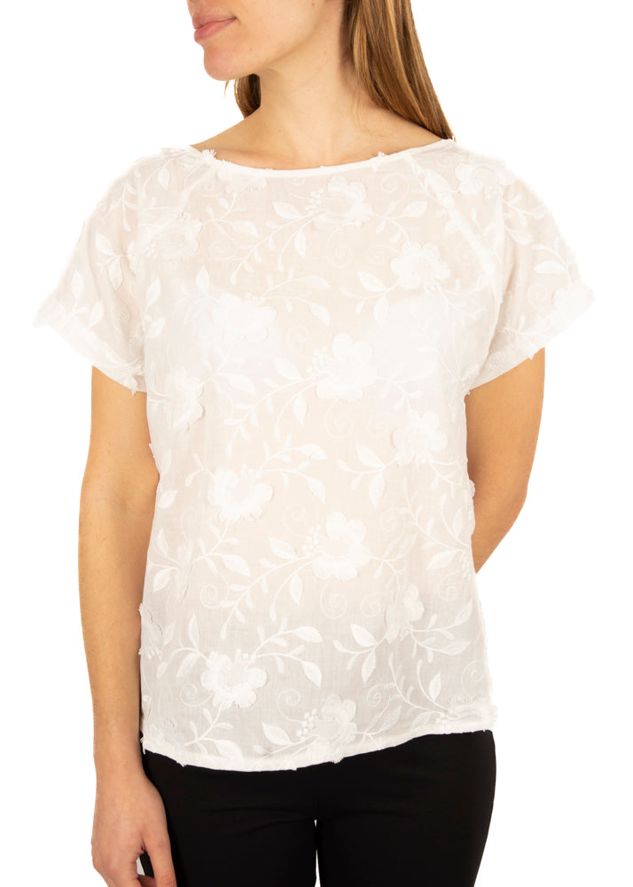 Casacca pizzo di cotone 3366