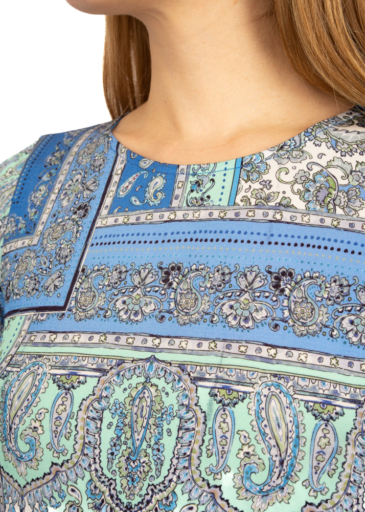 Maglia stampa foulard 5118