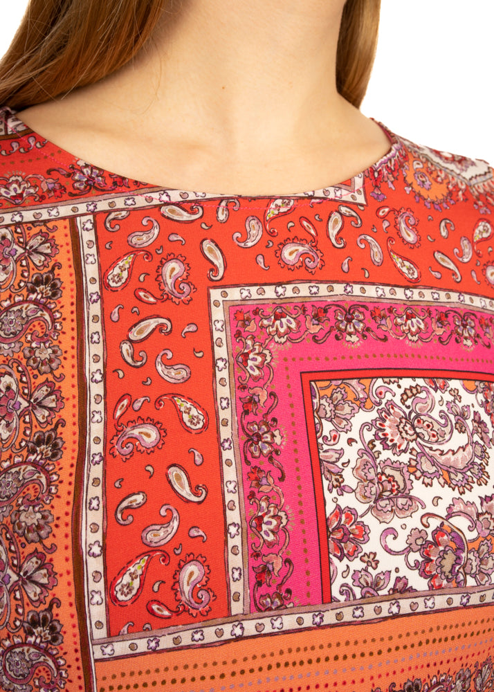 Maglia stampa foulard 5118