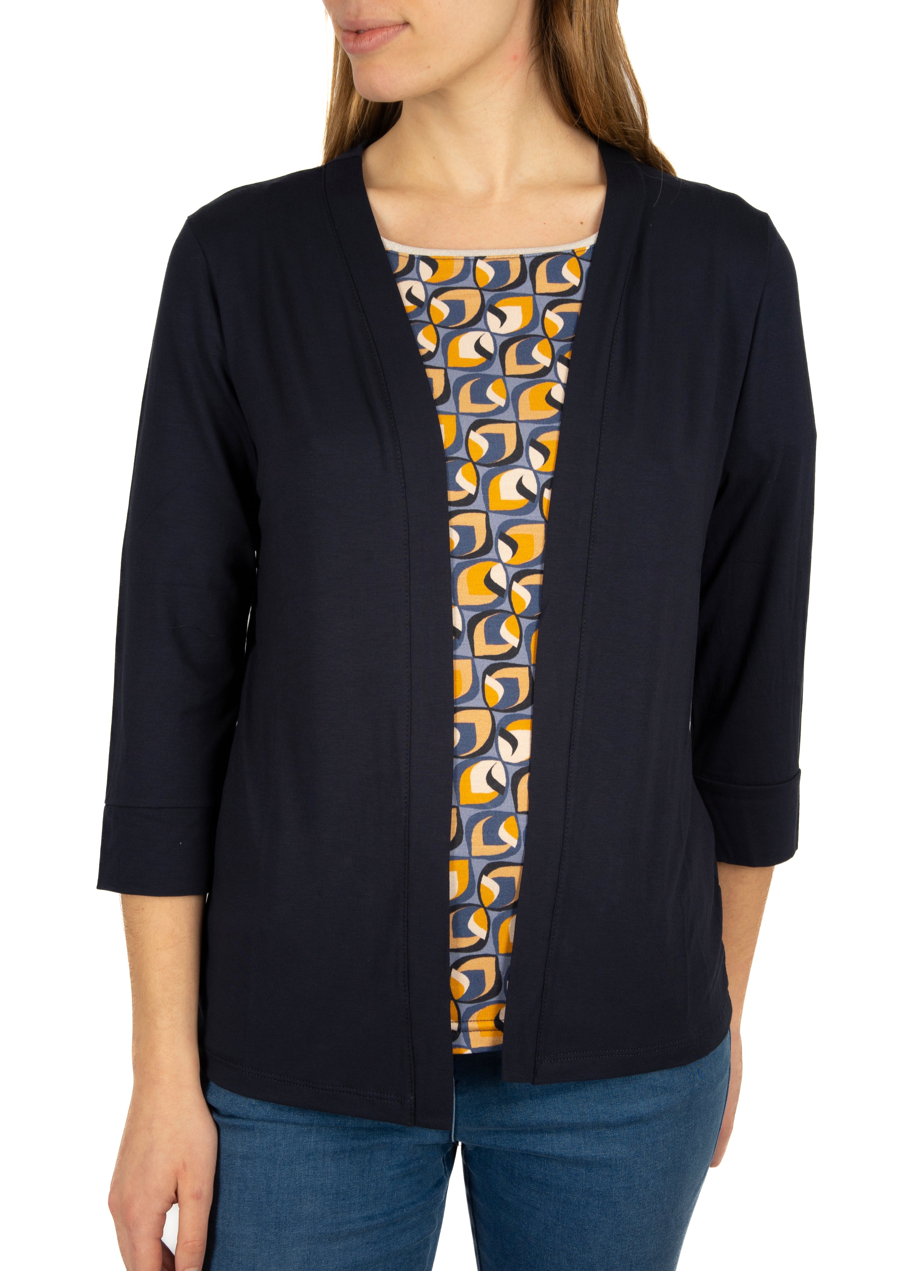 Cardigan aperto in viscosa 600
