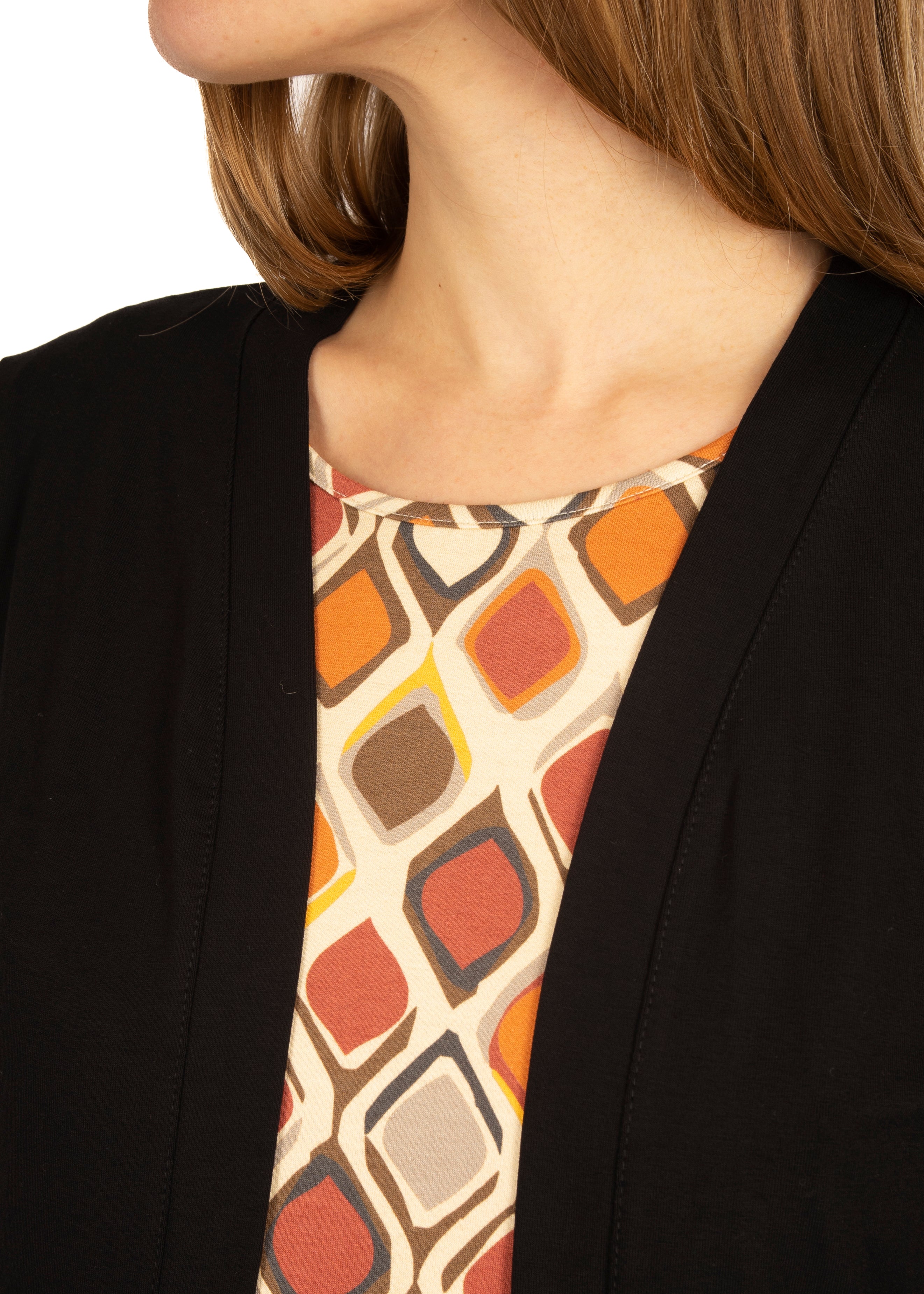 Cardigan aperto in viscosa 600