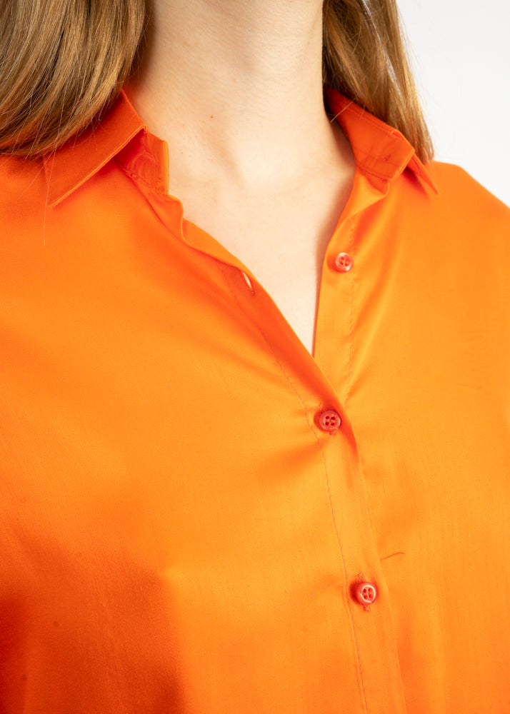 Camicia in viscosa unita 800926