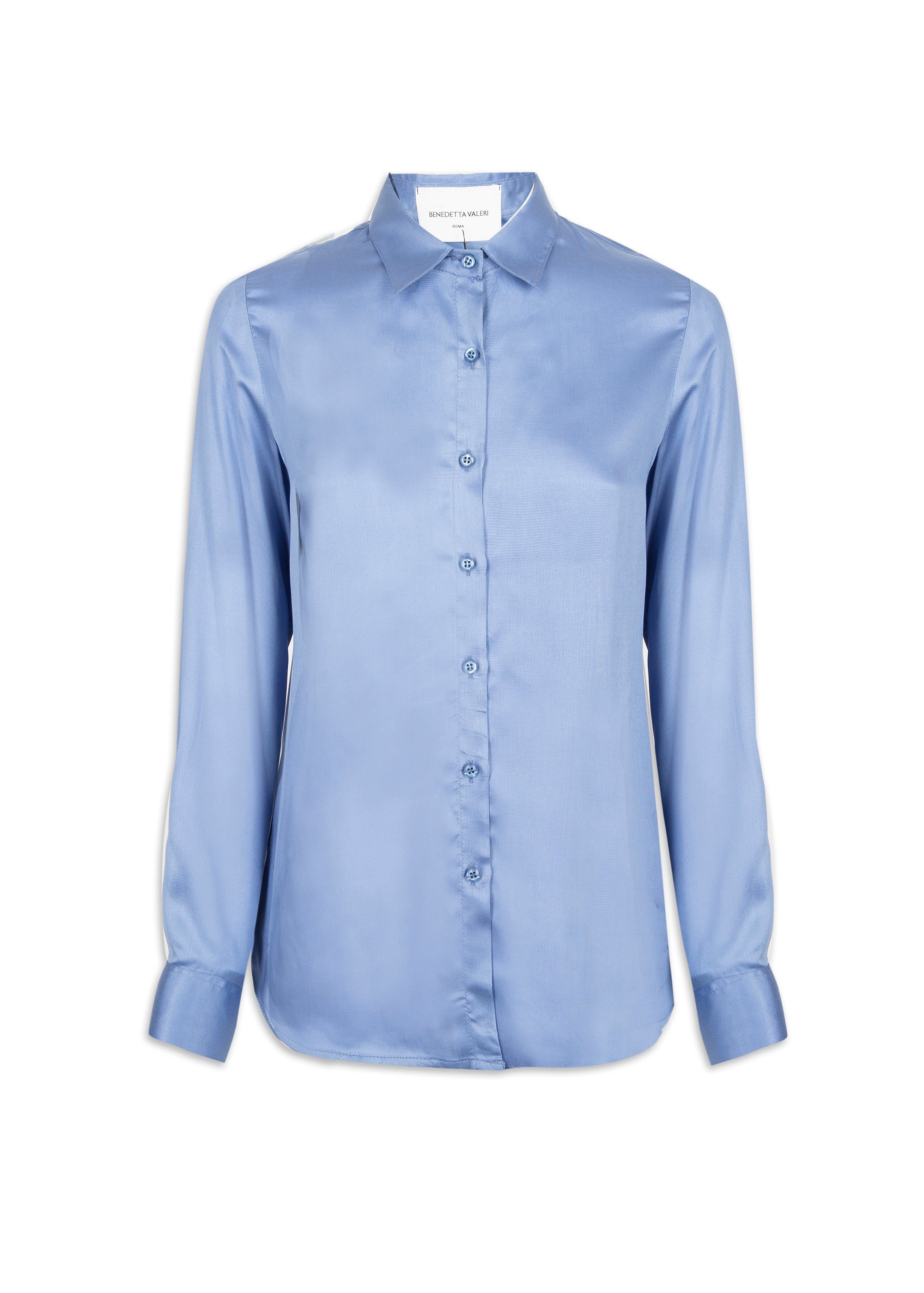 Camicia in viscosa unita 800926