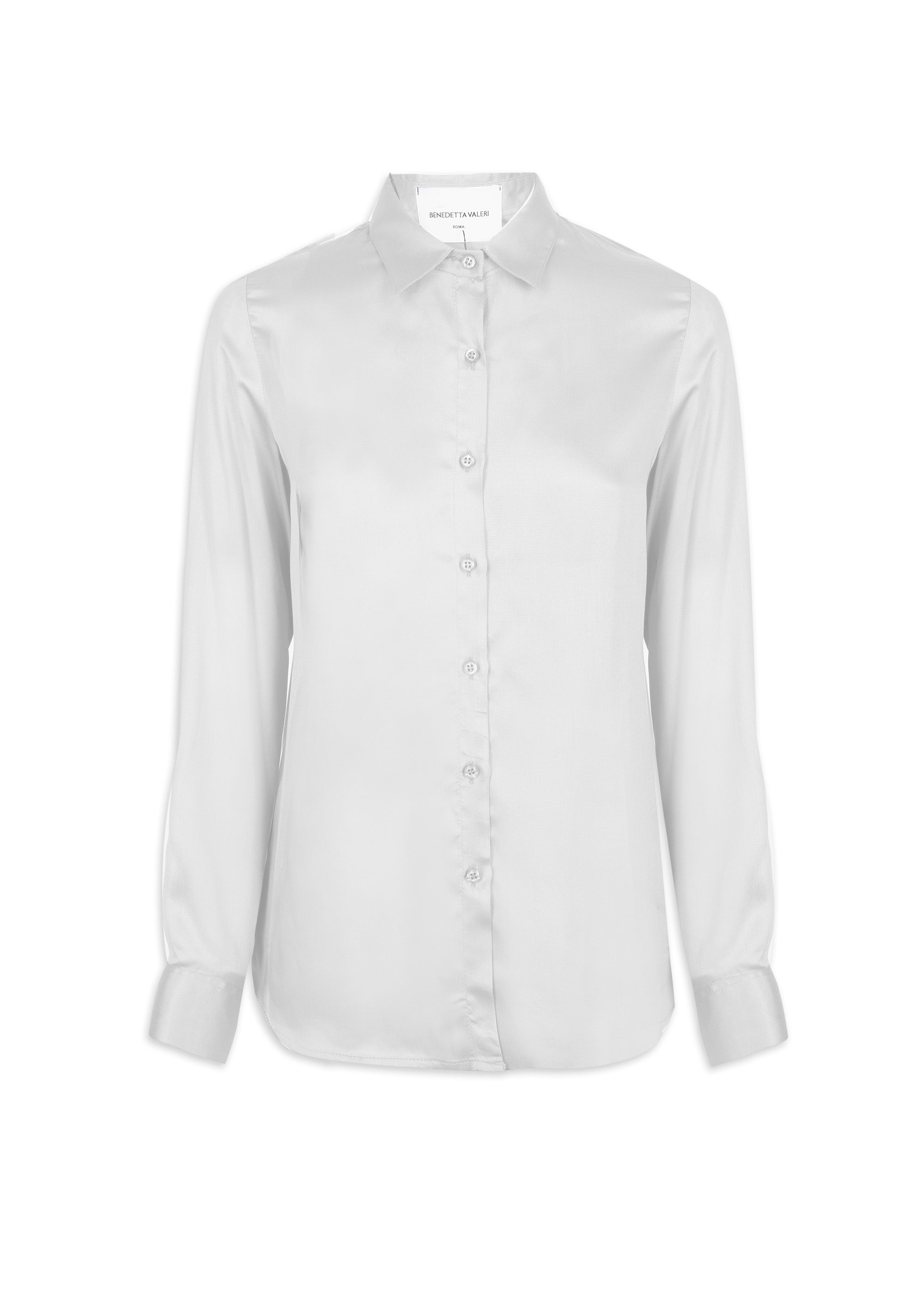 Camicia in viscosa unita 800926