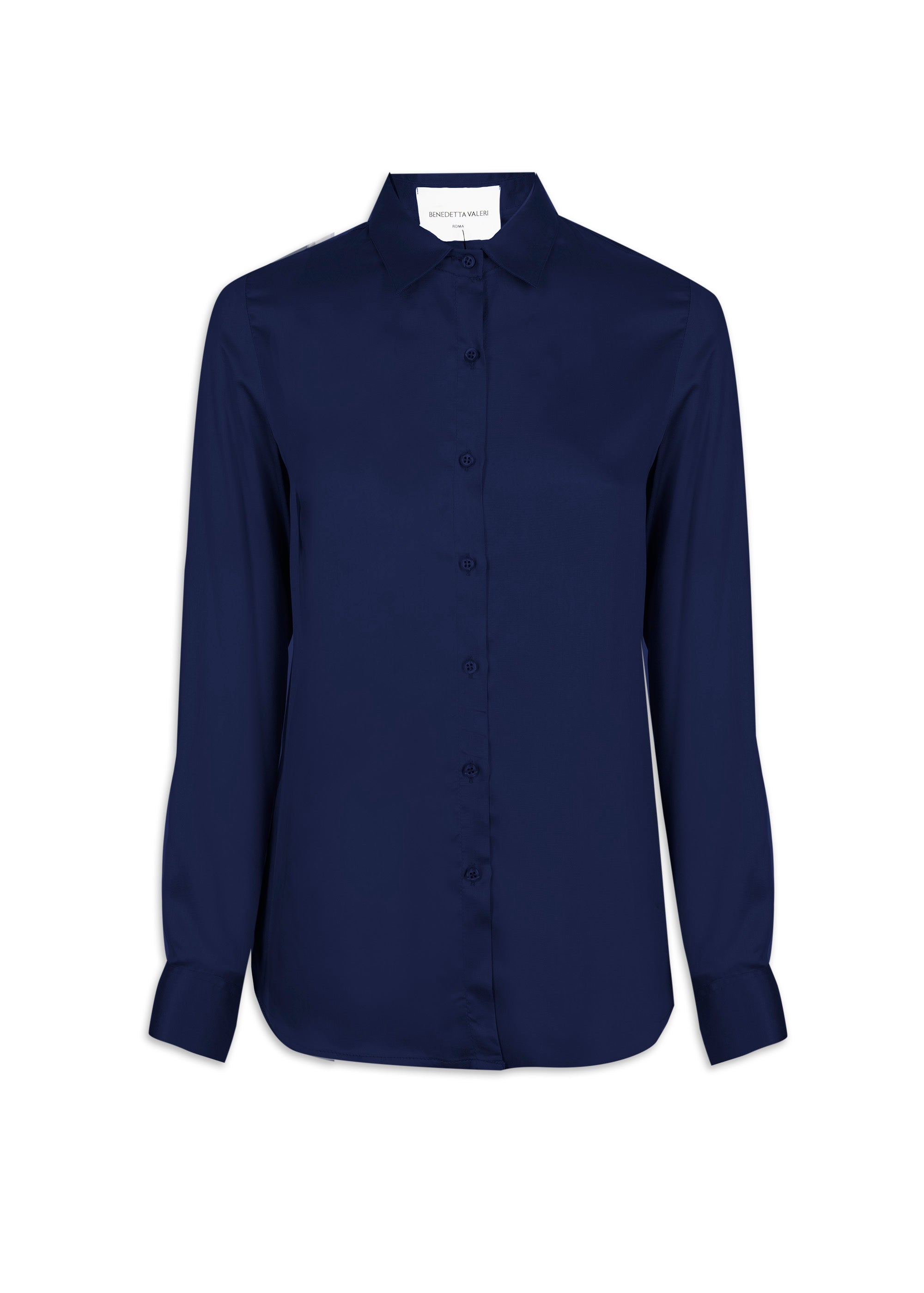 Camicia in viscosa unita 800926