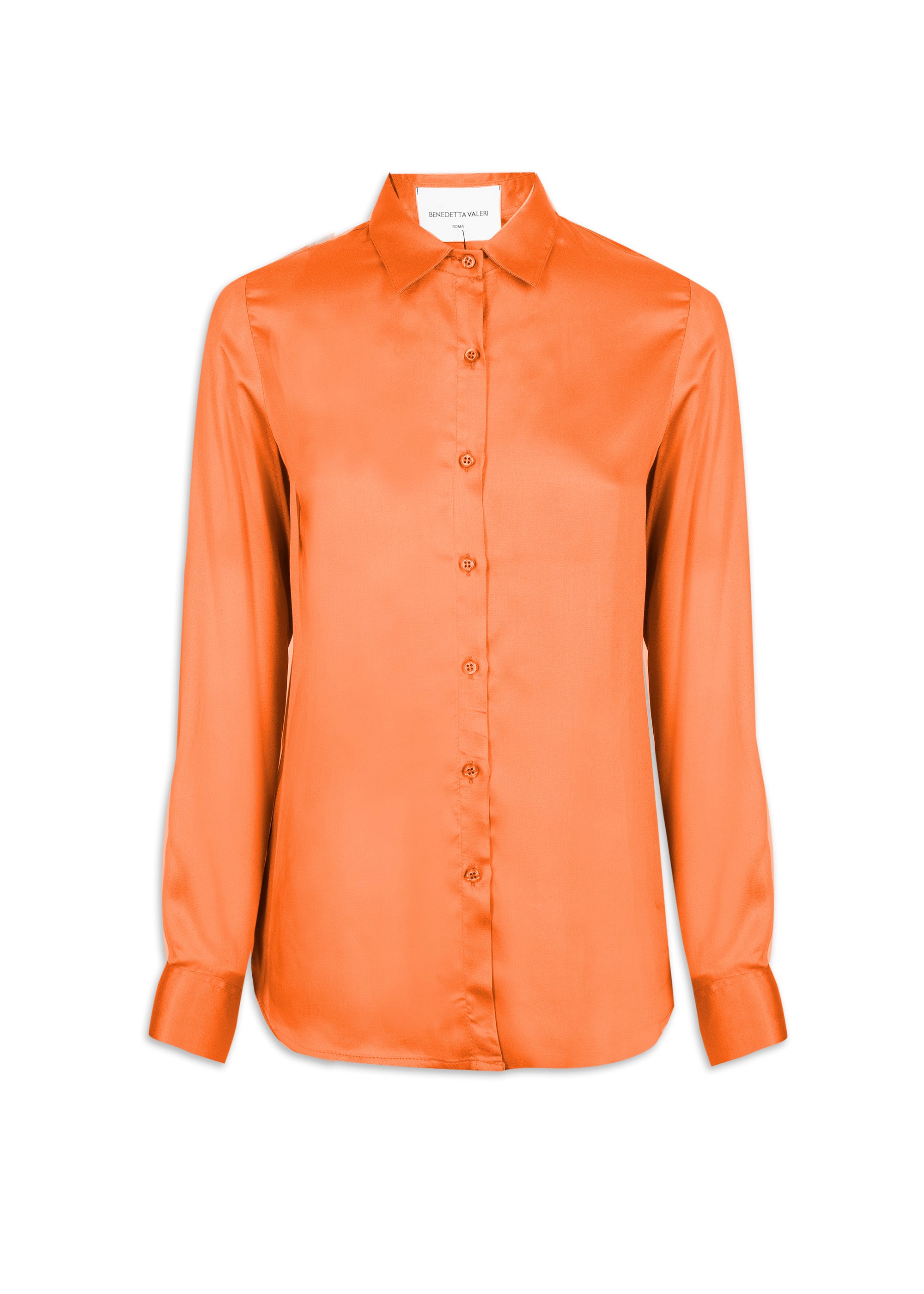 Camicia in viscosa unita 800926
