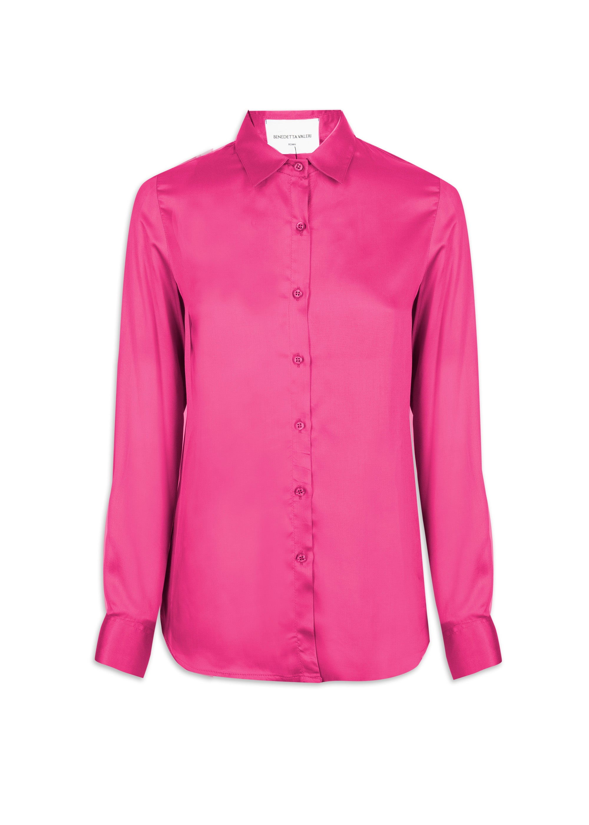 Camicia in viscosa unita 800926