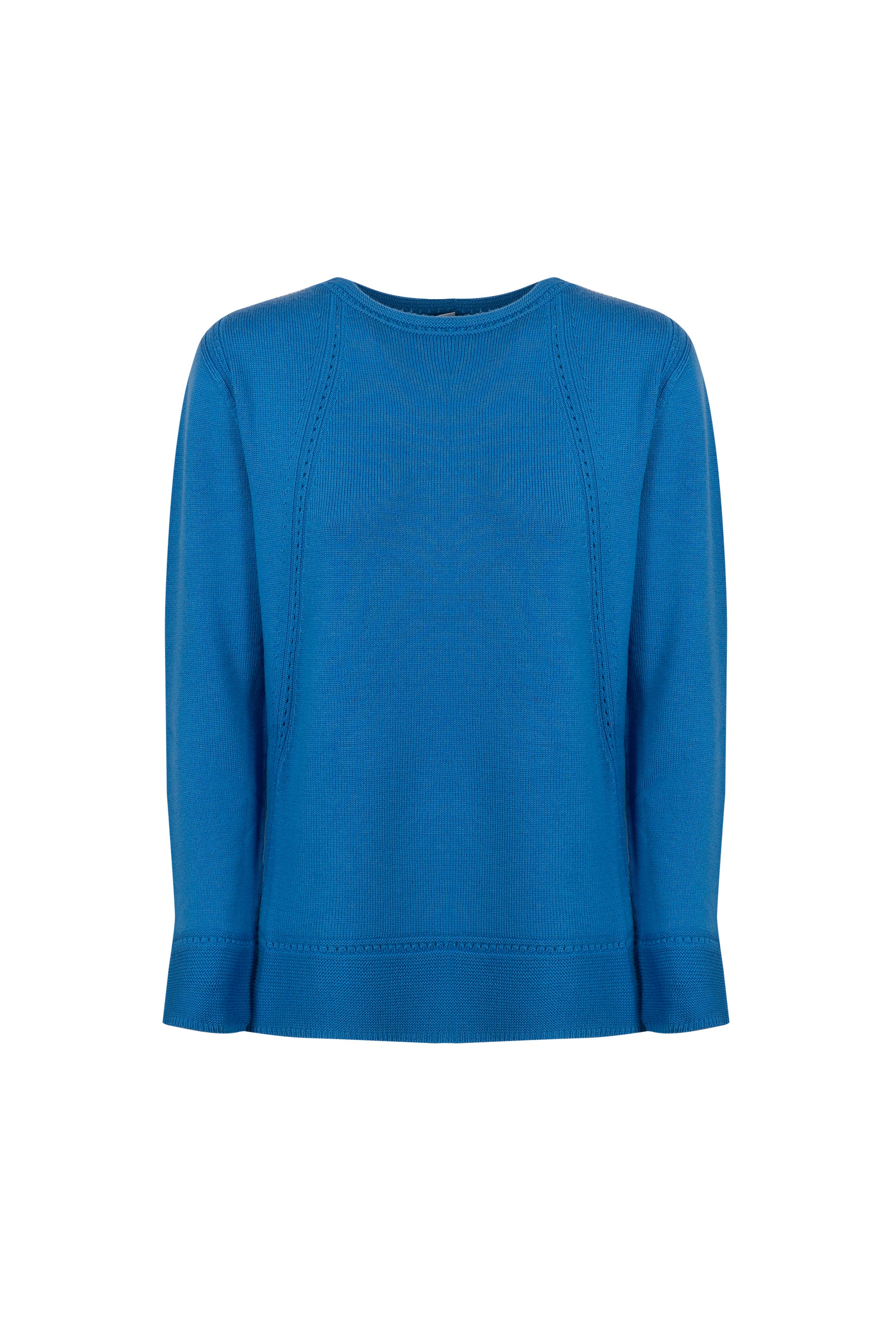 Maglia girocollo pura lana
