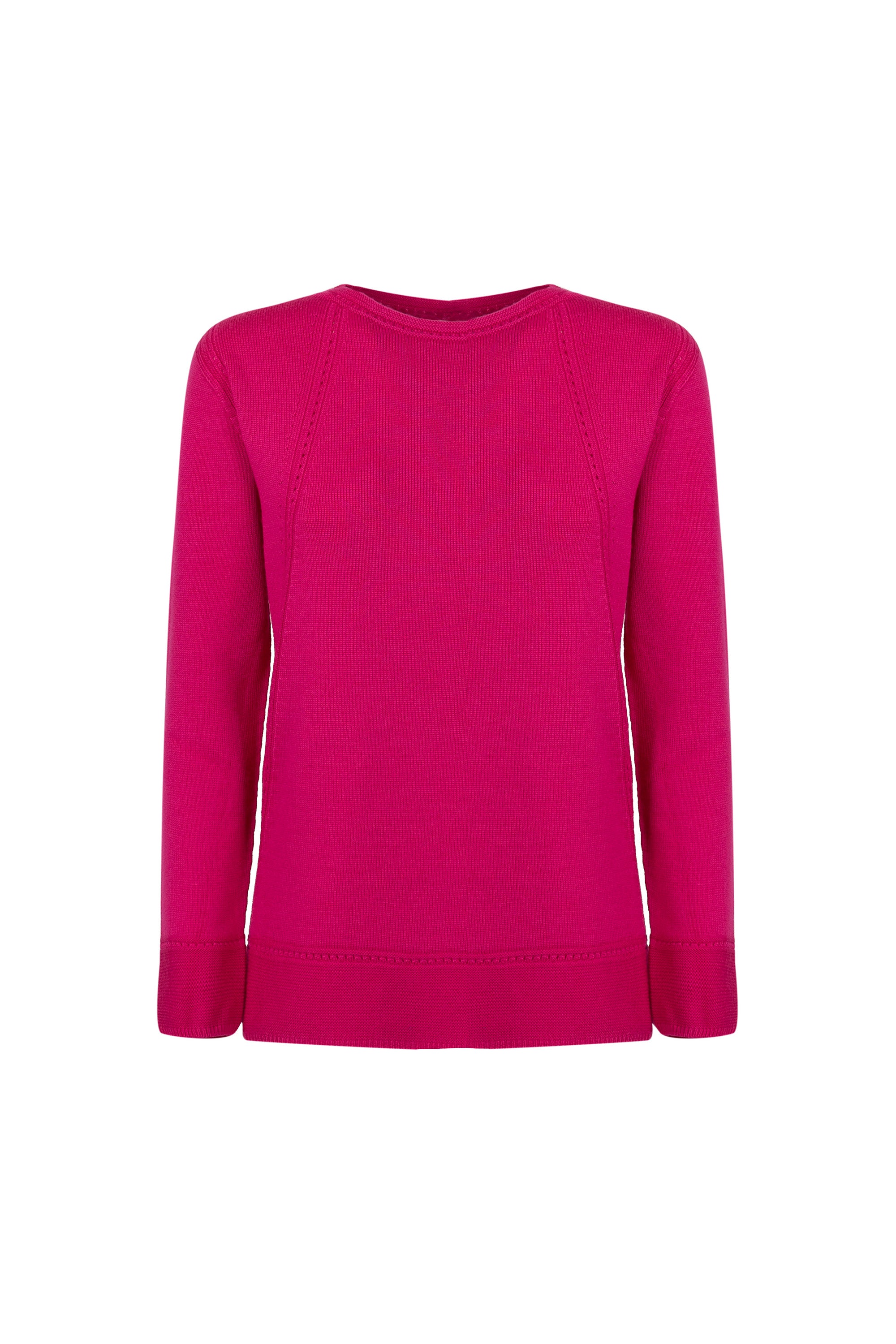 Maglia girocollo pura lana