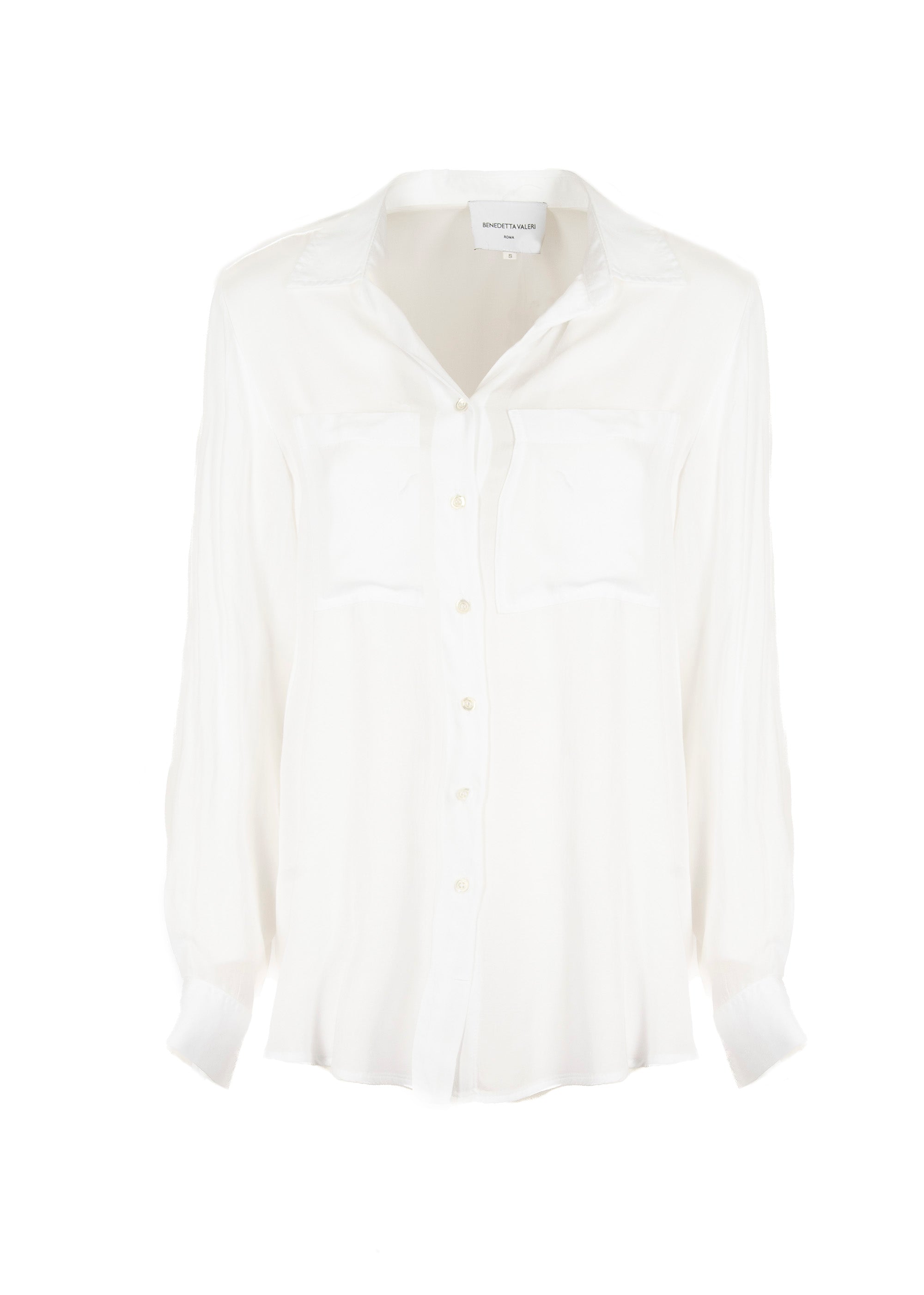 Camicia con taschine in viscosa 23131