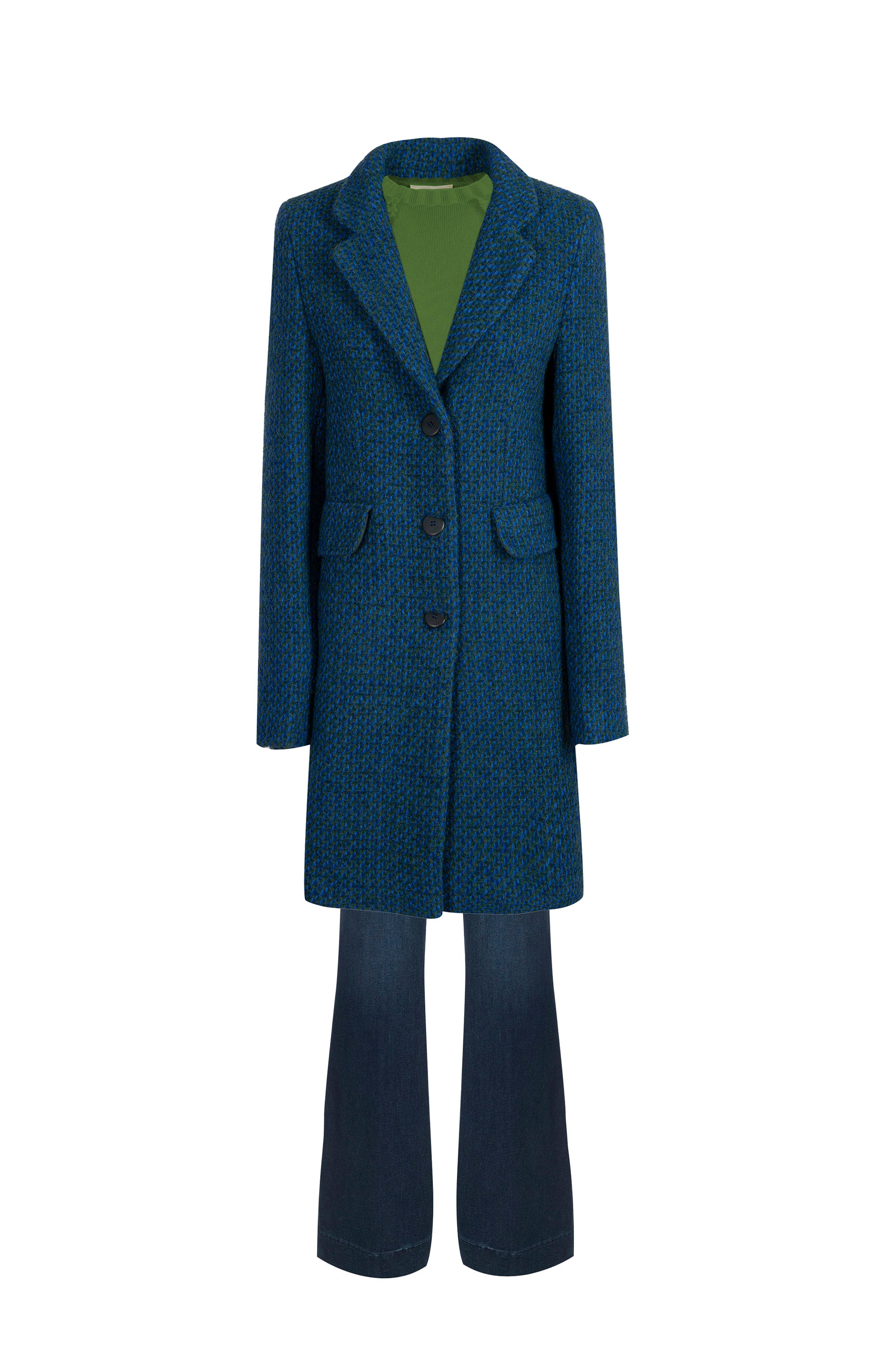 Cappotto-baronetto bouclé