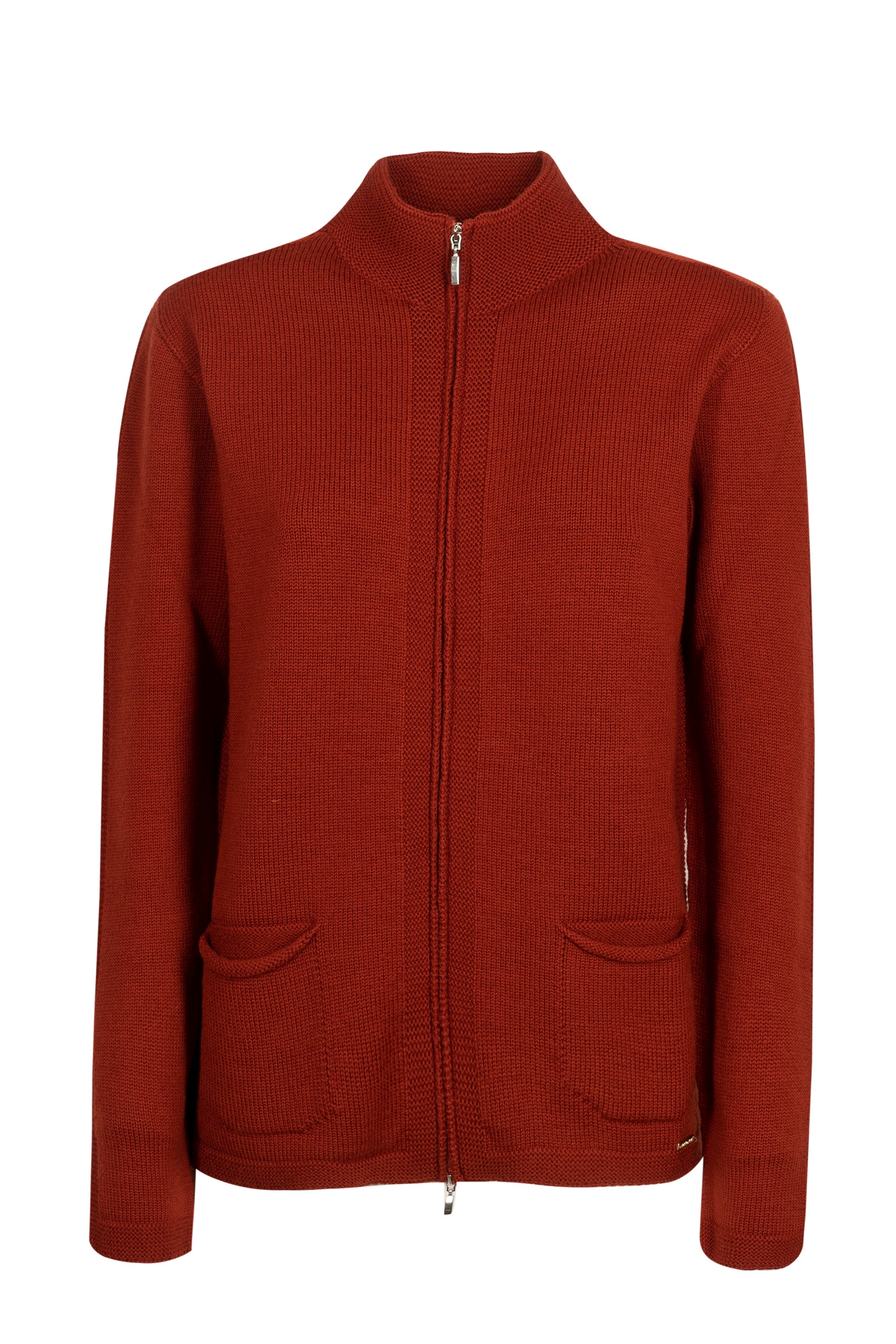 Cardigan zip pura lana Z8182