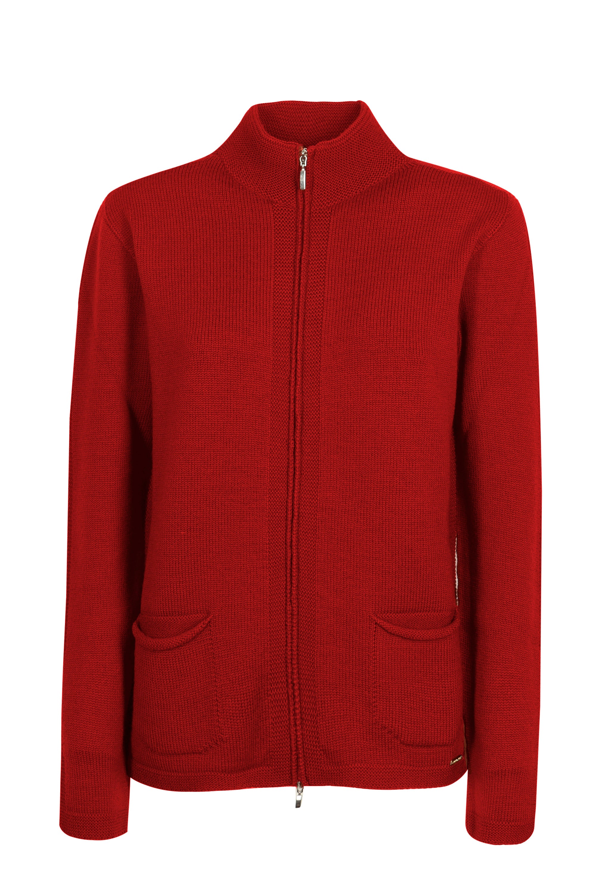 Cardigan zip pura lana Z8182
