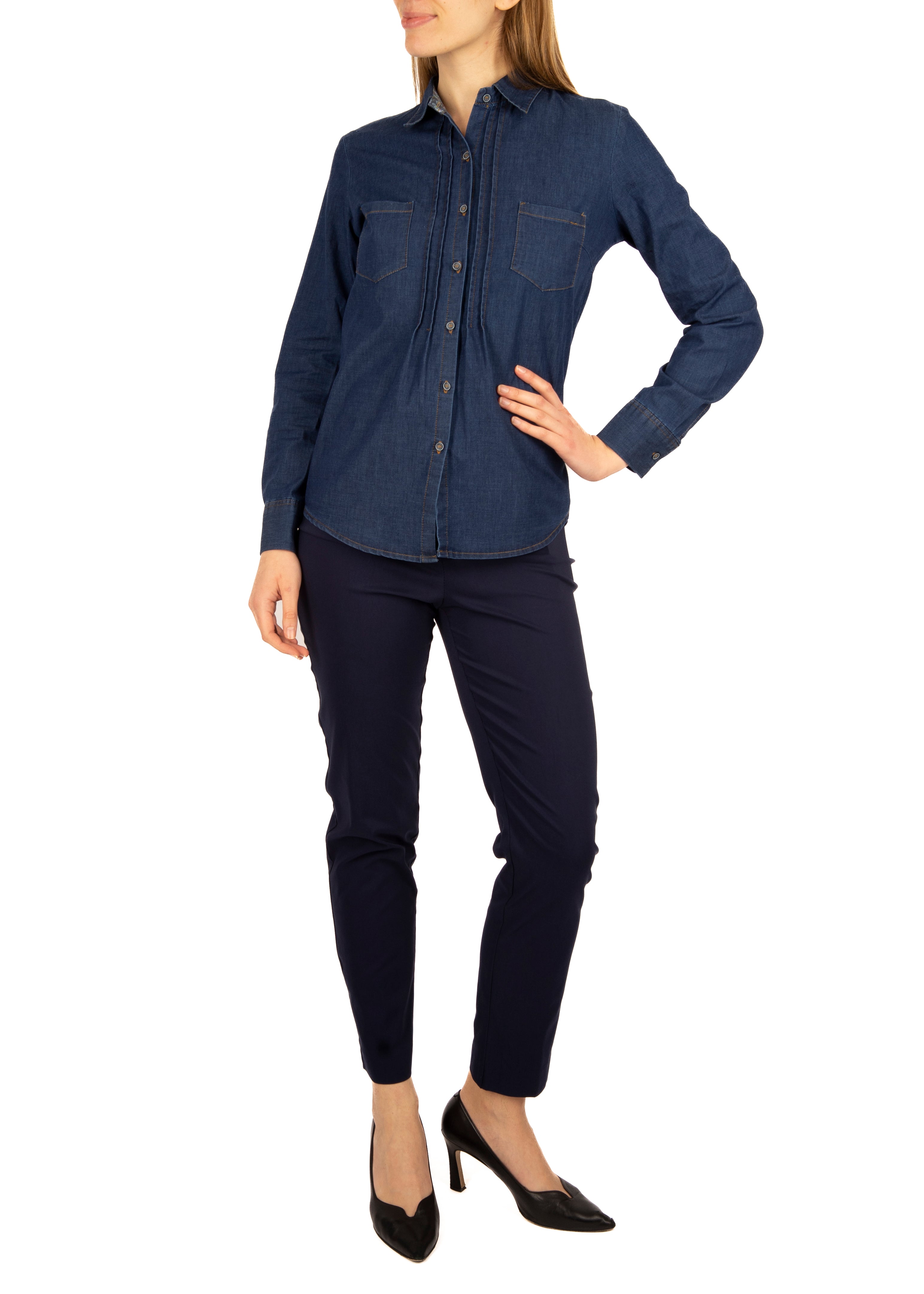 Camicia jeans in cotone