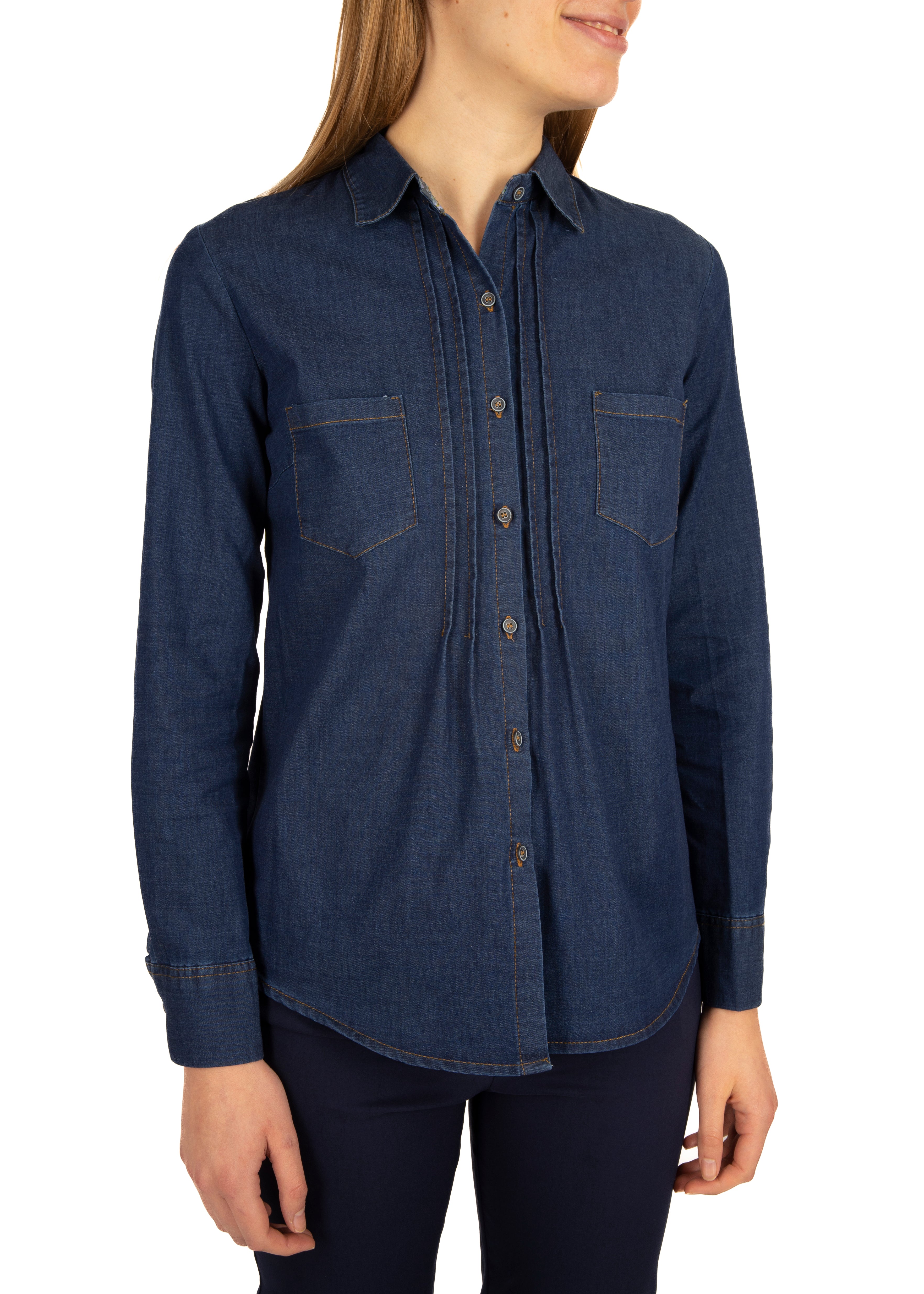Camicia jeans in cotone