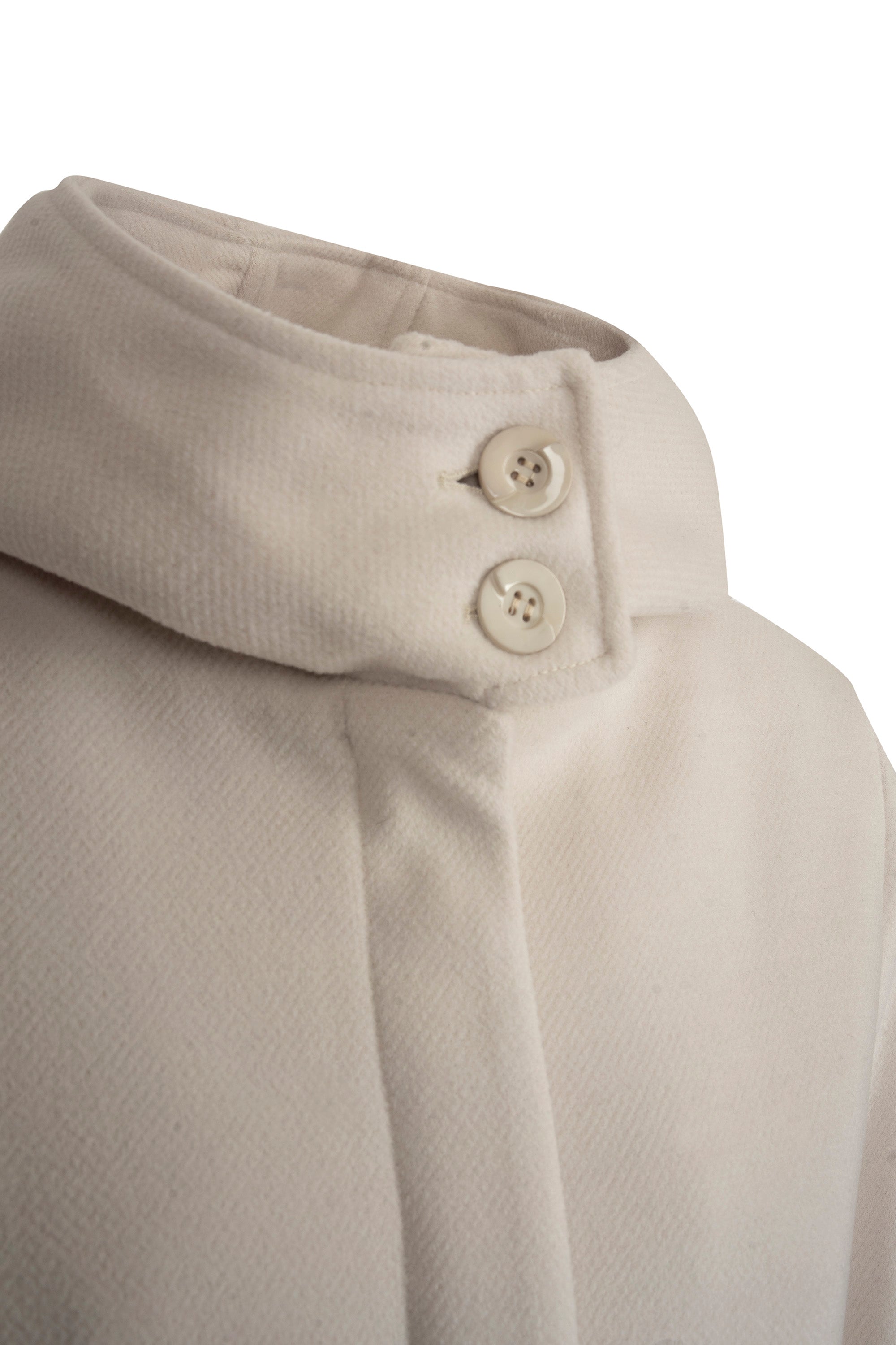 Cappotto corto con cappuccio