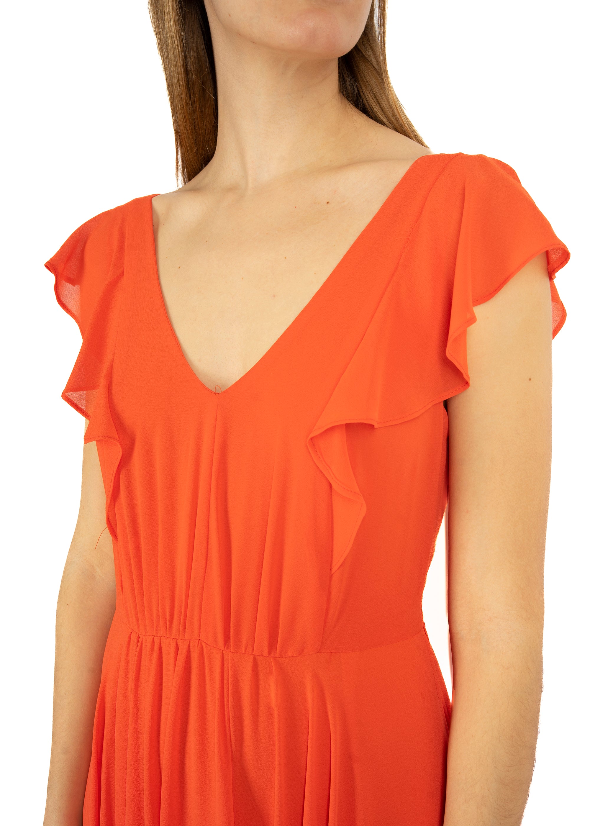 Abito lungo con volans Giambelli