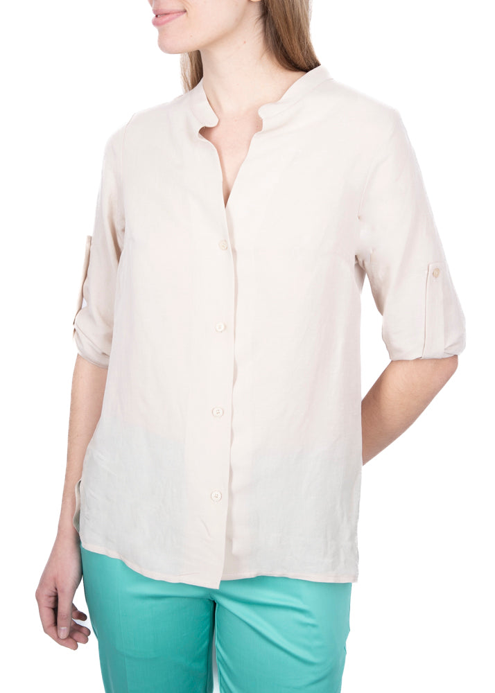 Camicia in lino Lampard