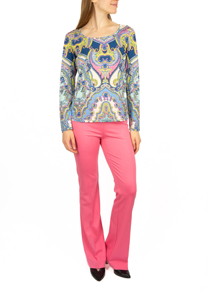 Maglia sottogiacca stampa foulard Savoia