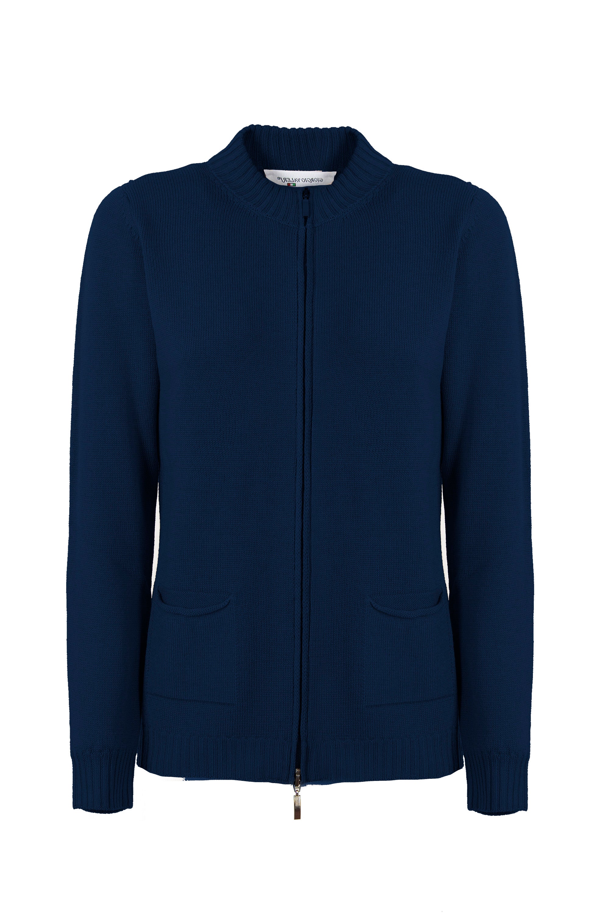 Cardigan zip taschine