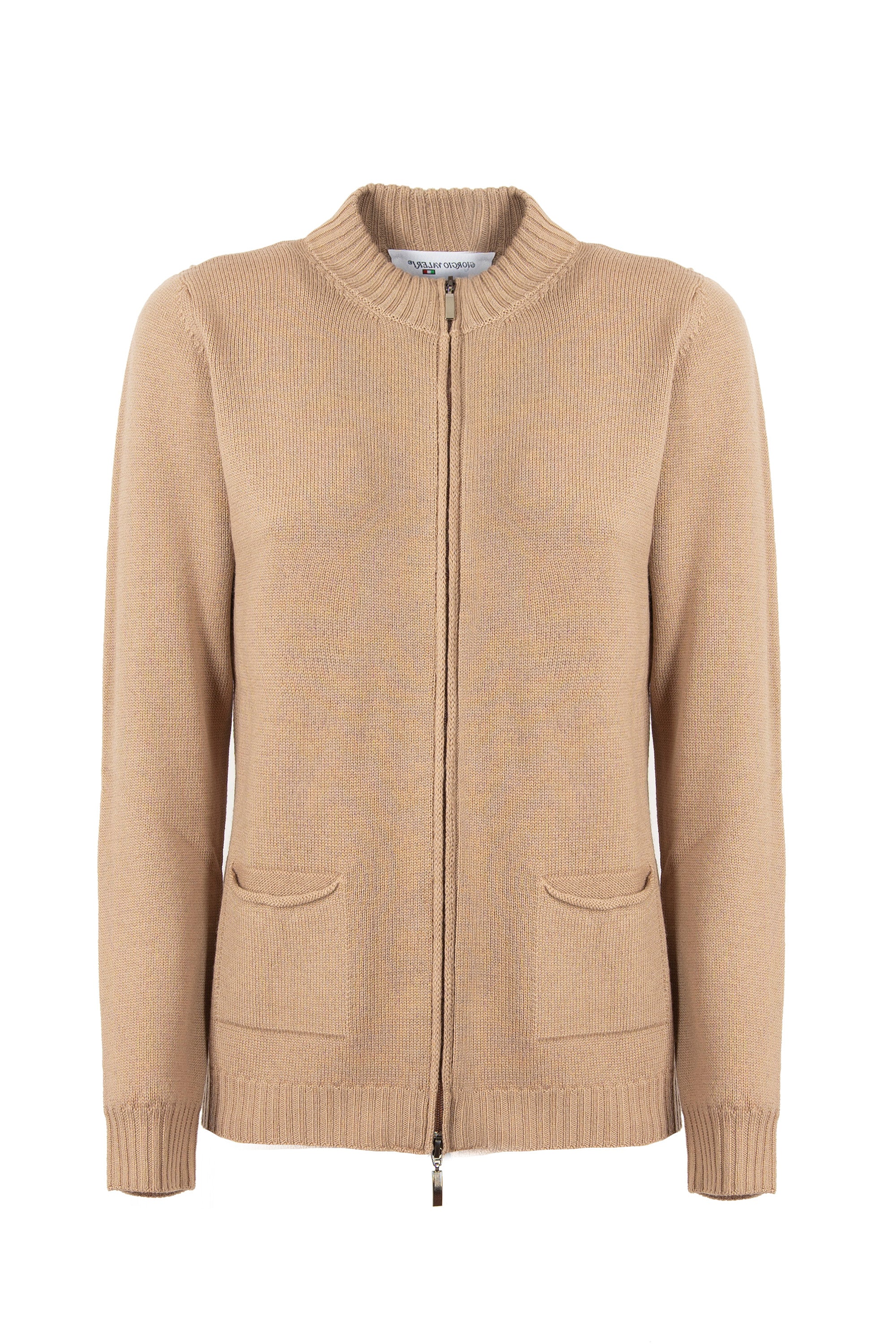 Cardigan zip taschine