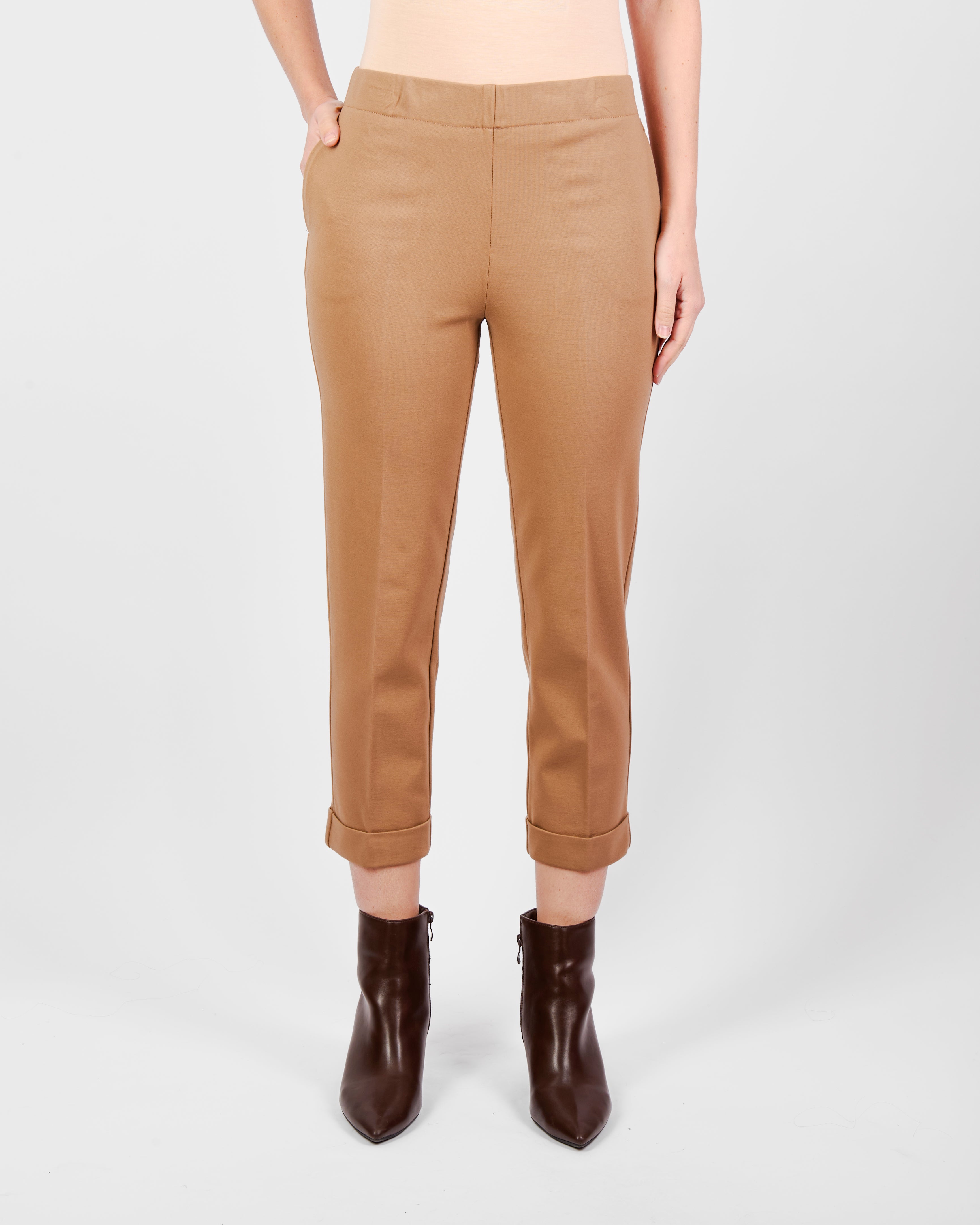 Pantalone punto milano risvolto PINOLO