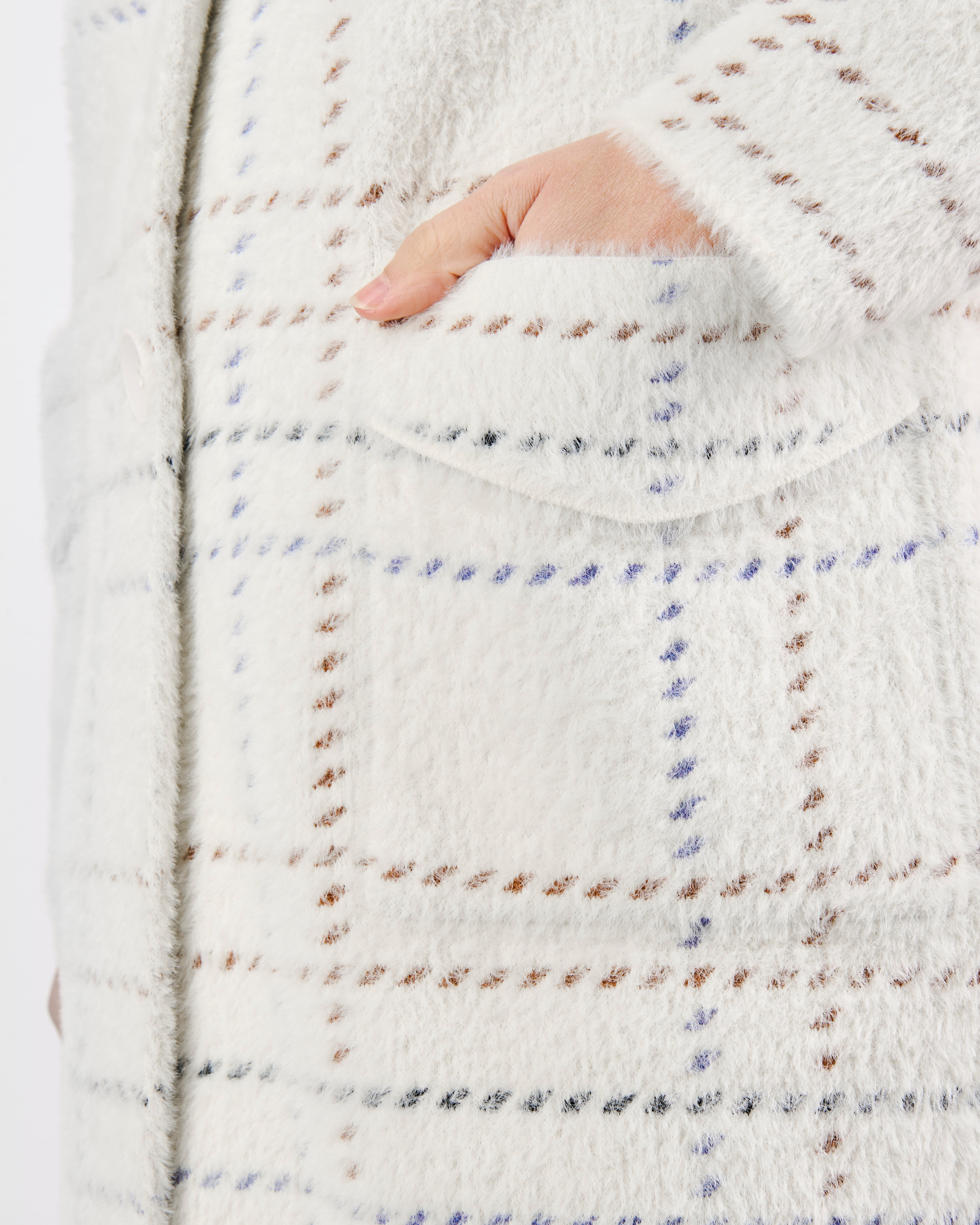 Cappotto scozzese con tasche 2621