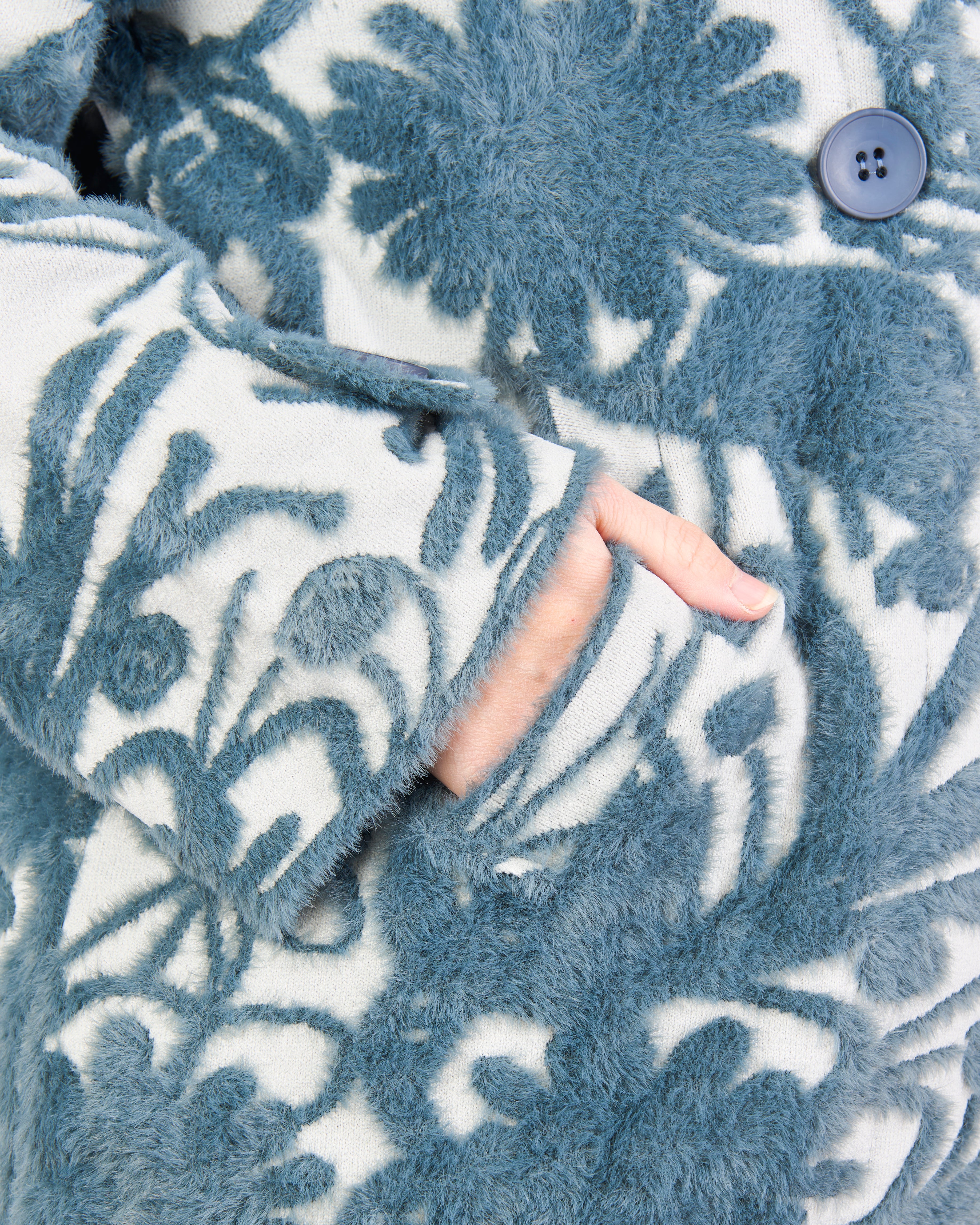 Giacca cappotto doppio petto jaquard 2610