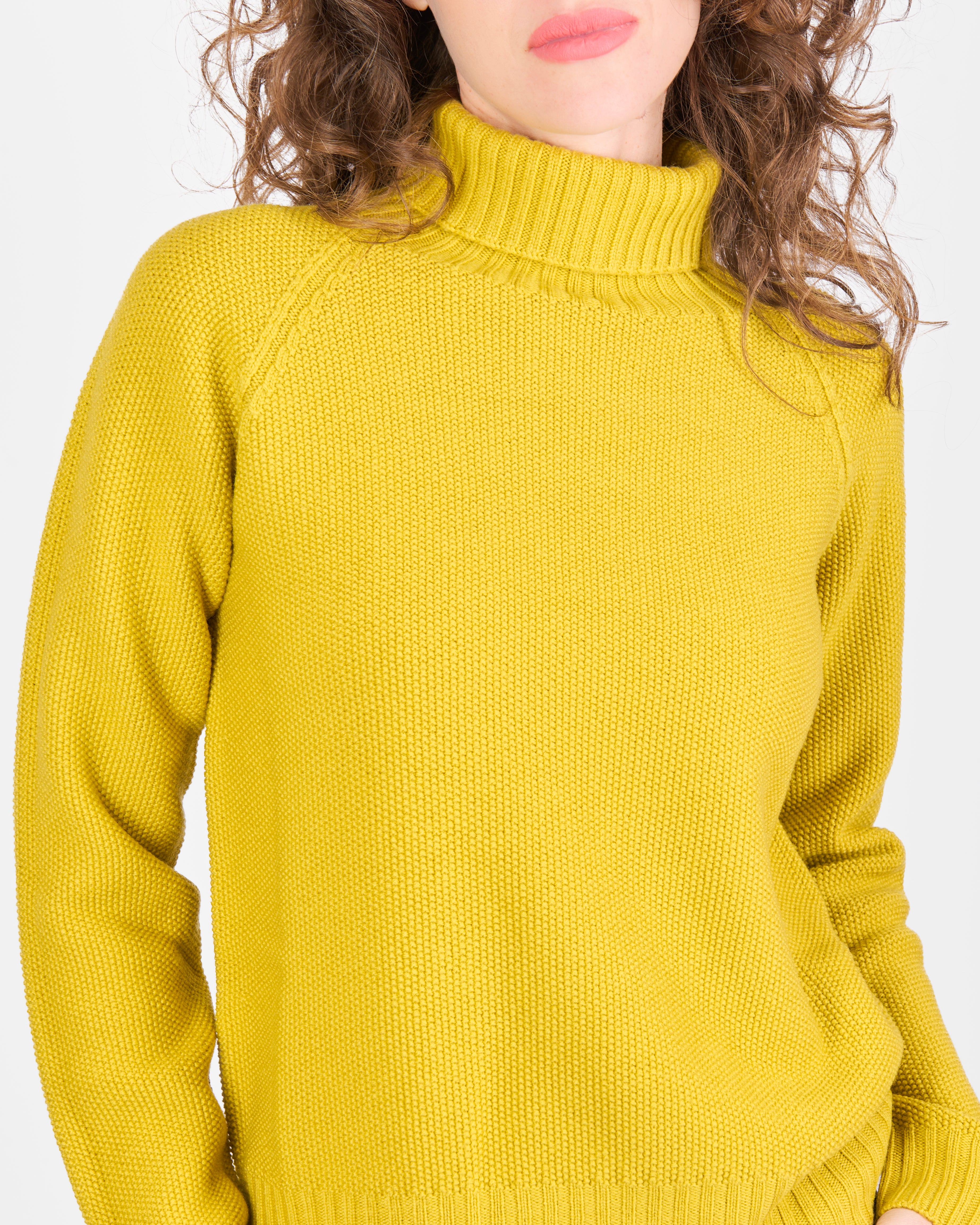 Maglia pura lana dolcevita punto riso Z9504